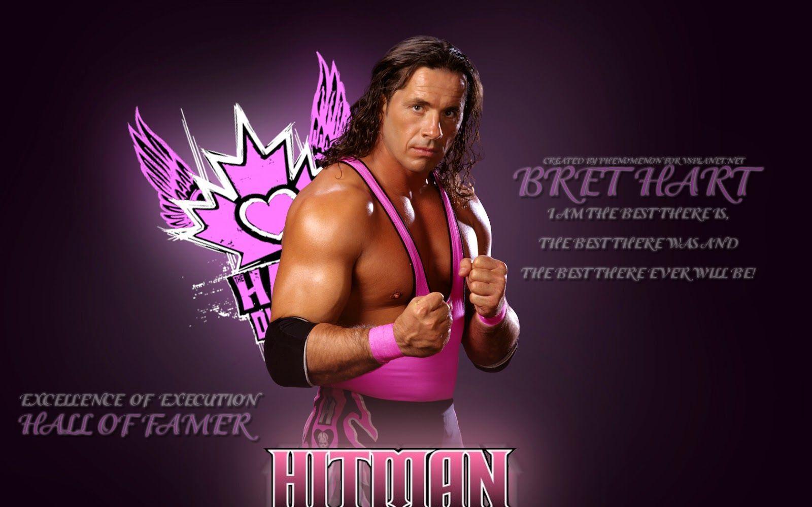 WWE Bret Hart HD Wallpaper. WWE Wrestling Wallpaper