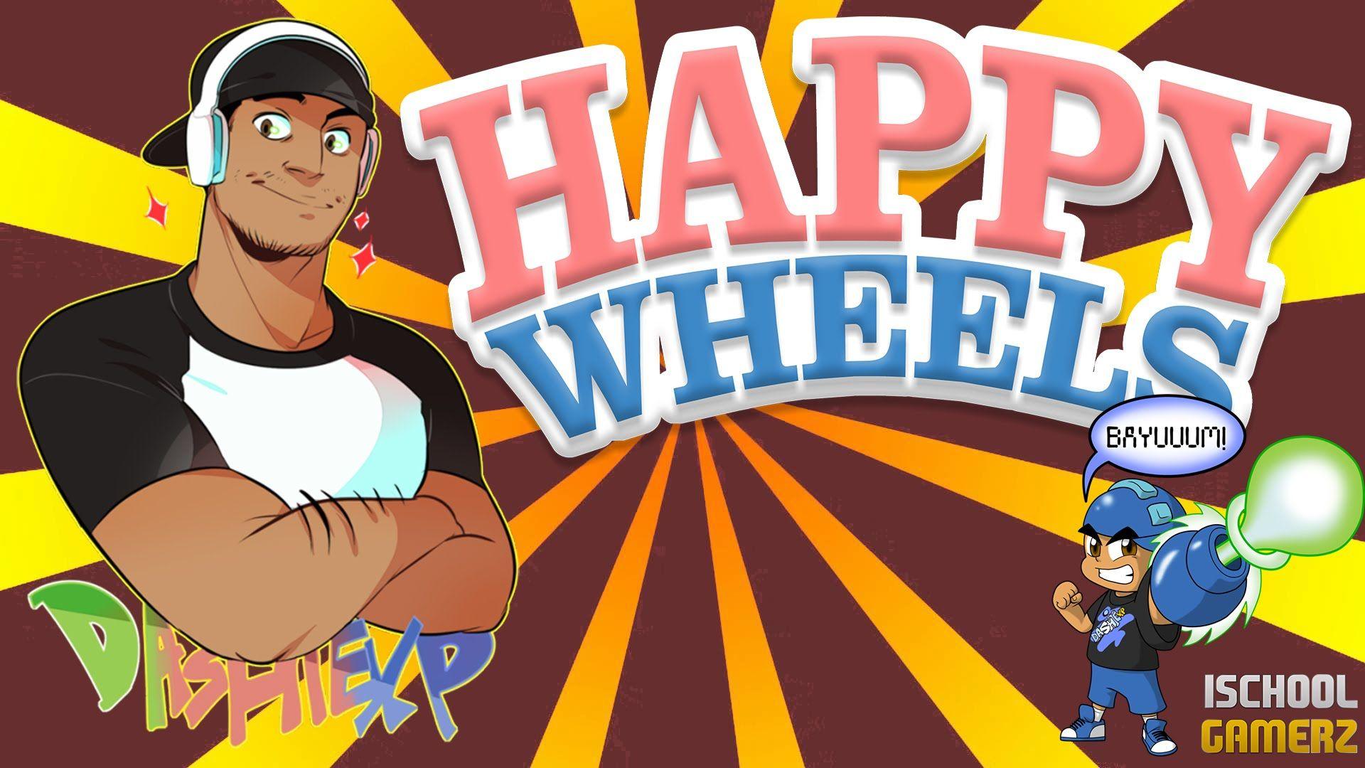 DASHIEGAMES PLAYED OUR LEVEL ON HAPPY WHEELS!!!. Image