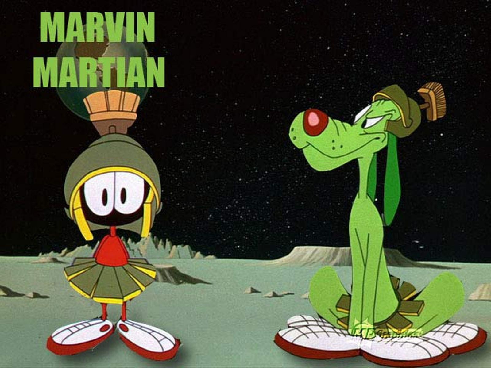 Marvin The Martian Cartoon Wallpaper