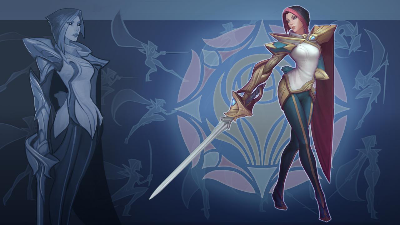 Fiora Update Banner of Legends Wallpaper