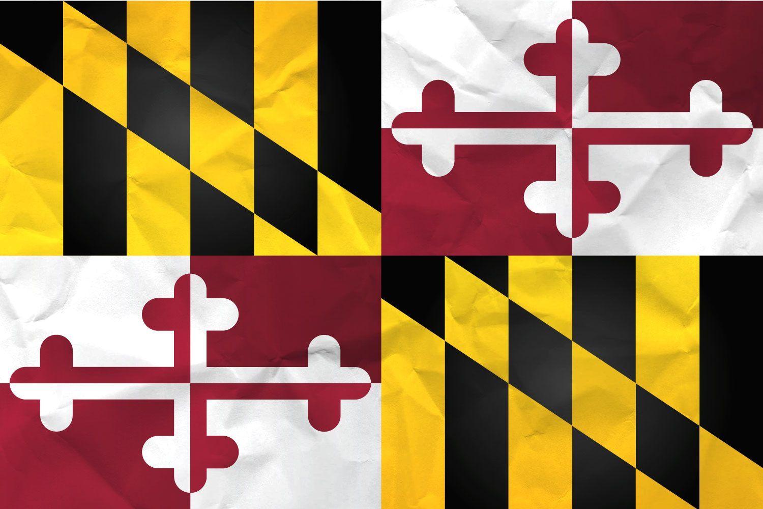 Flag of Maryland the official Maryland's flag