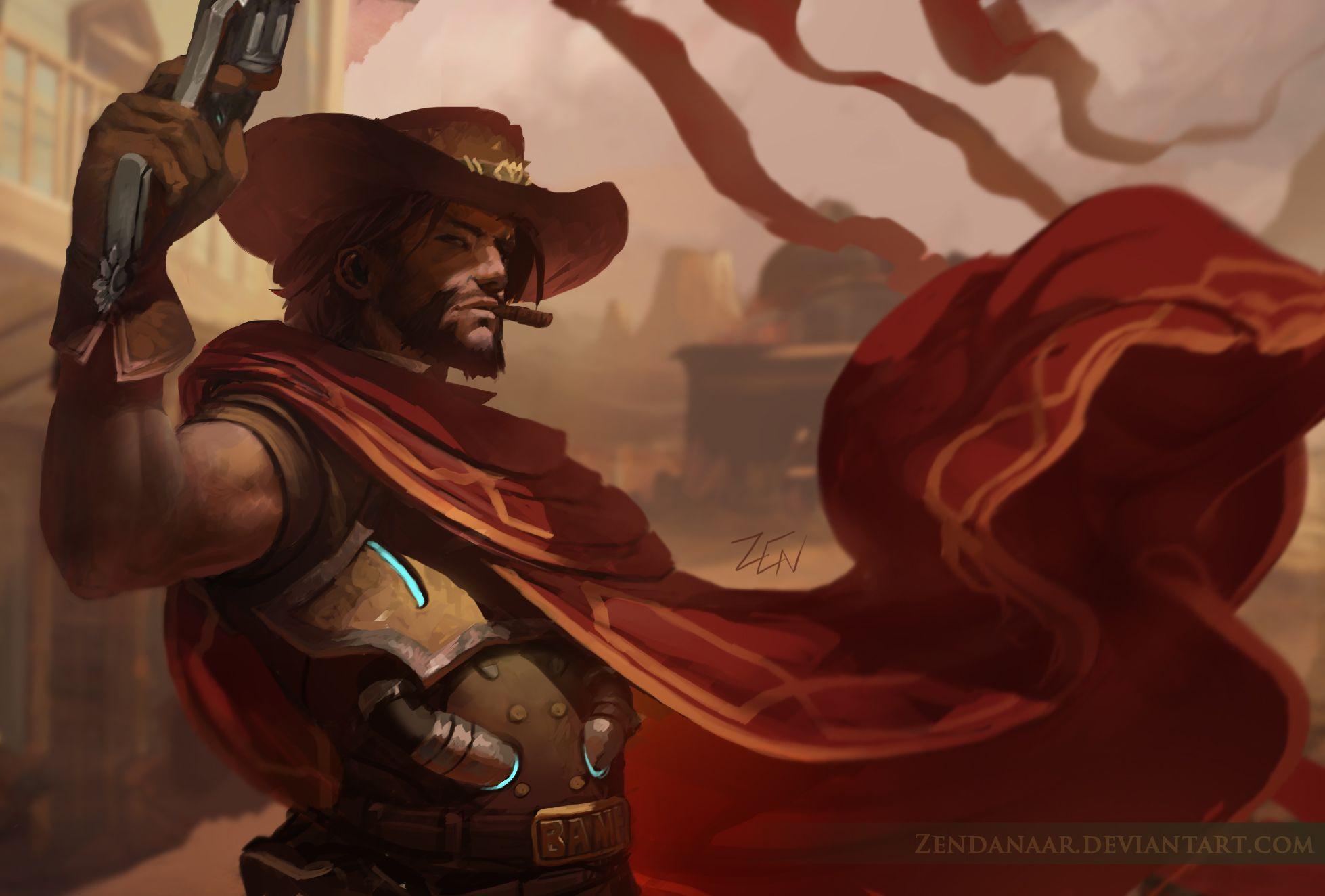 McCree (Overwatch) HD Wallpaper and Background