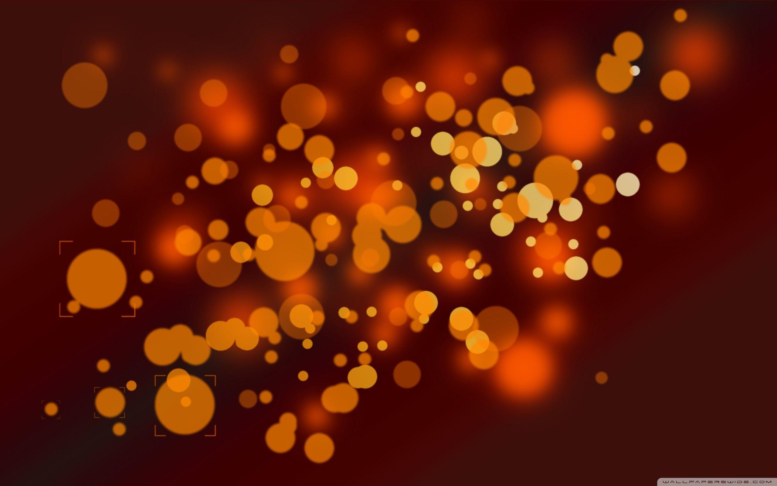 Orange Spots HD desktop wallpaper, High Definition, Fullscreen