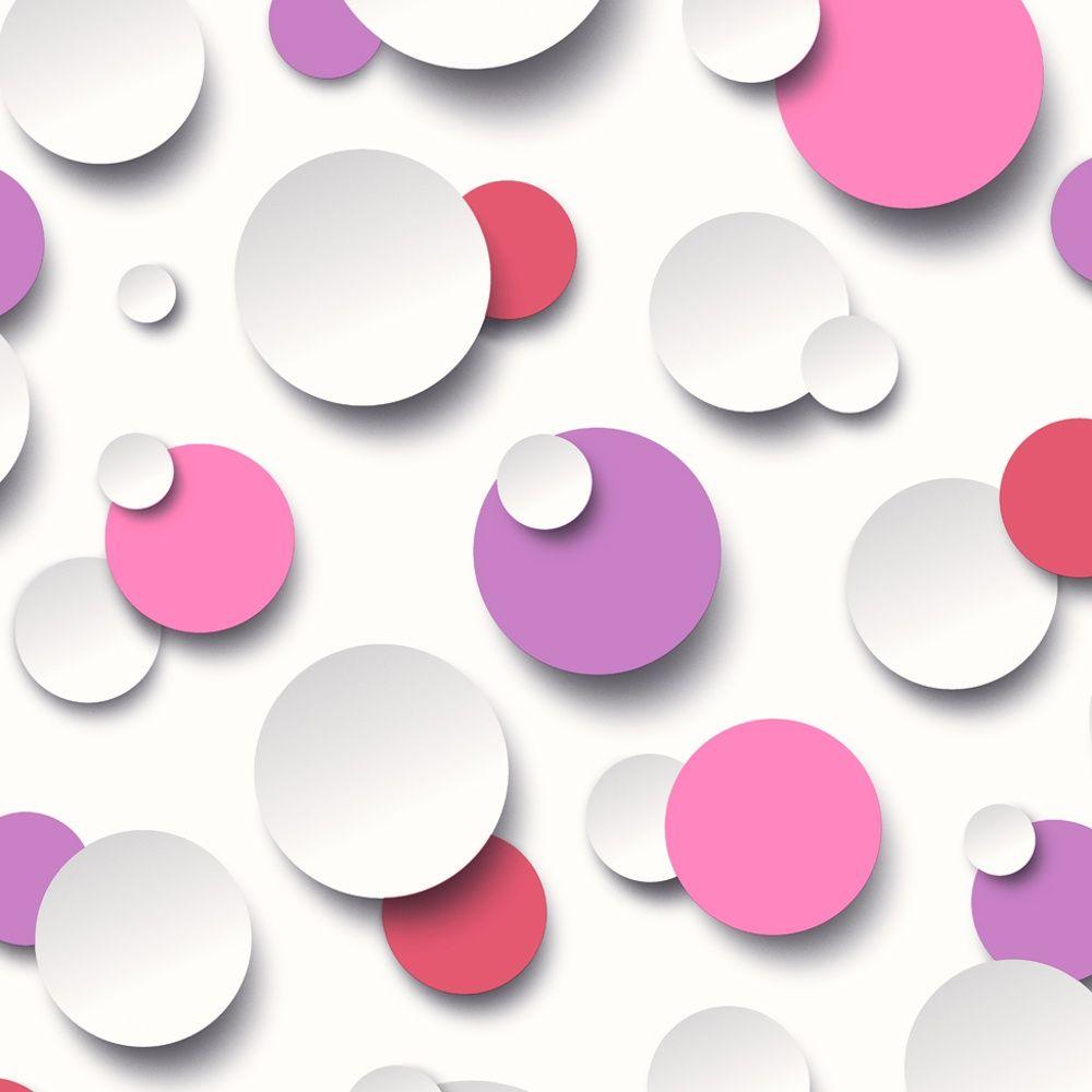 Muriva Just Like It Circles Polka Dot Spots Designer Wallpaper J63406