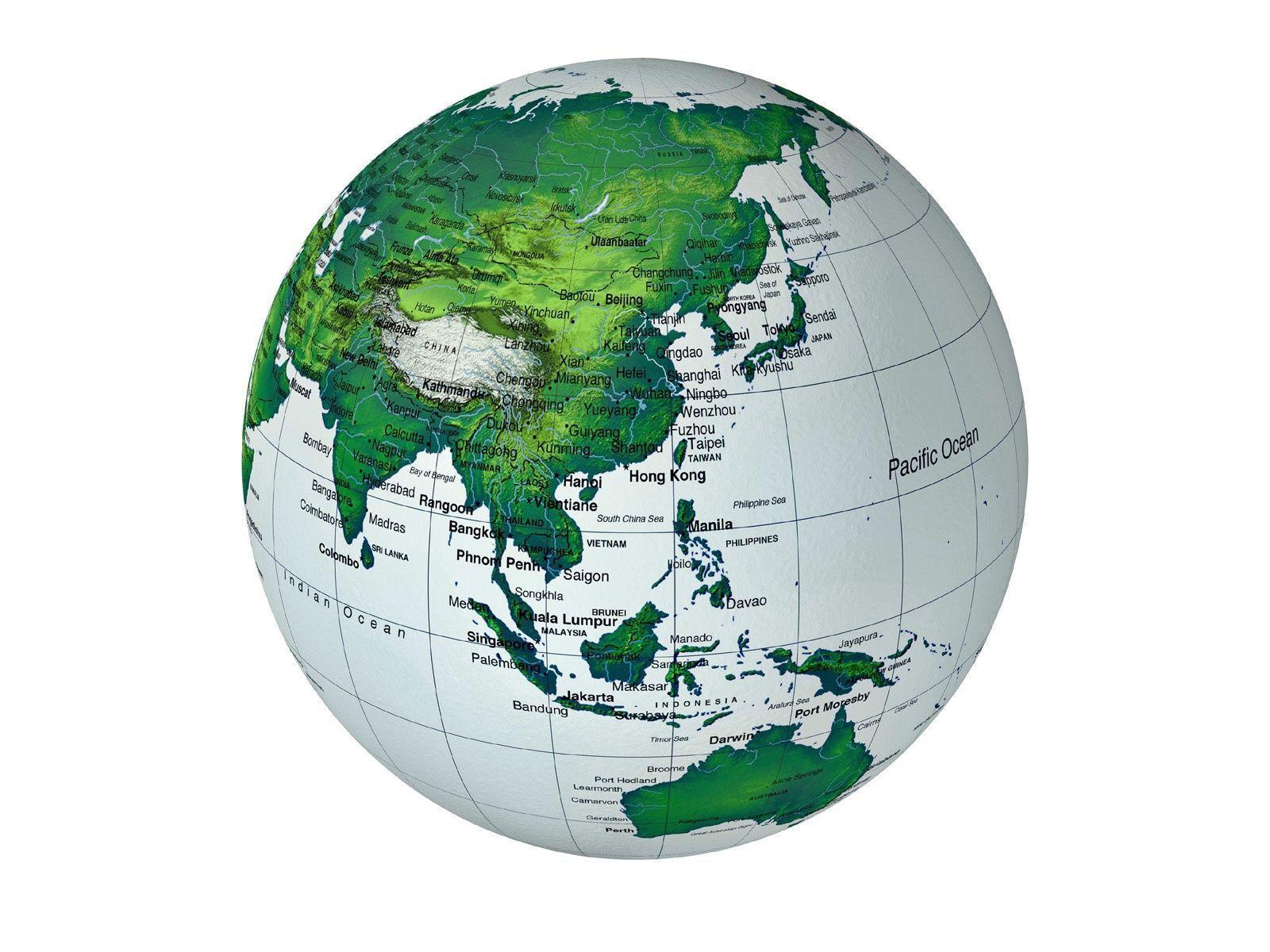 Globe Map wallpaper. Globe Map