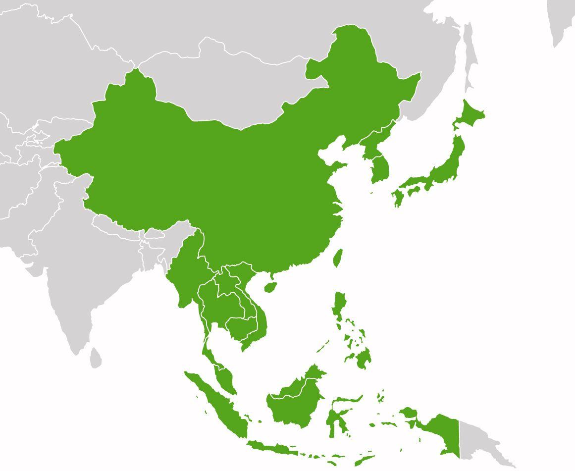 Восточная азия китай. Карта Юго-Восточной Азии и Китая. Восточная Азия и Юго Восточная Азия. Юго Восточная Азия карта региона. Северо Восточная Азия на карте.