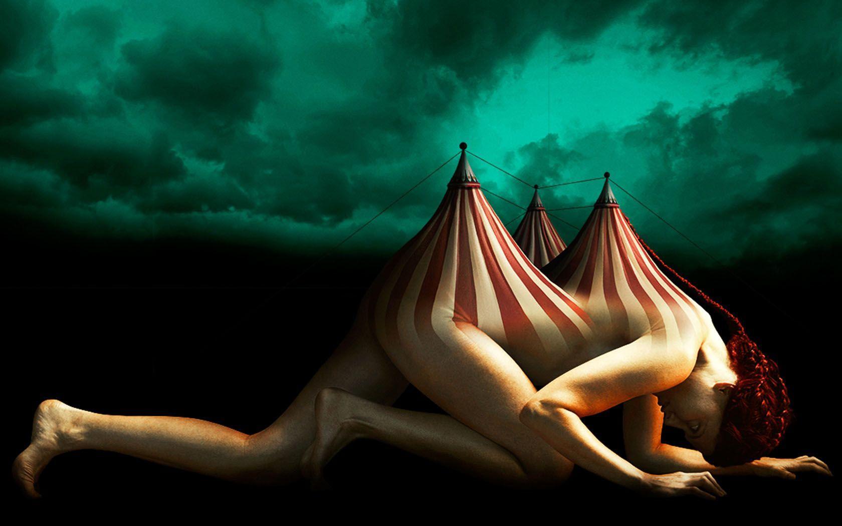 American Horror Story Freaky Circus Tent Woman Promo
