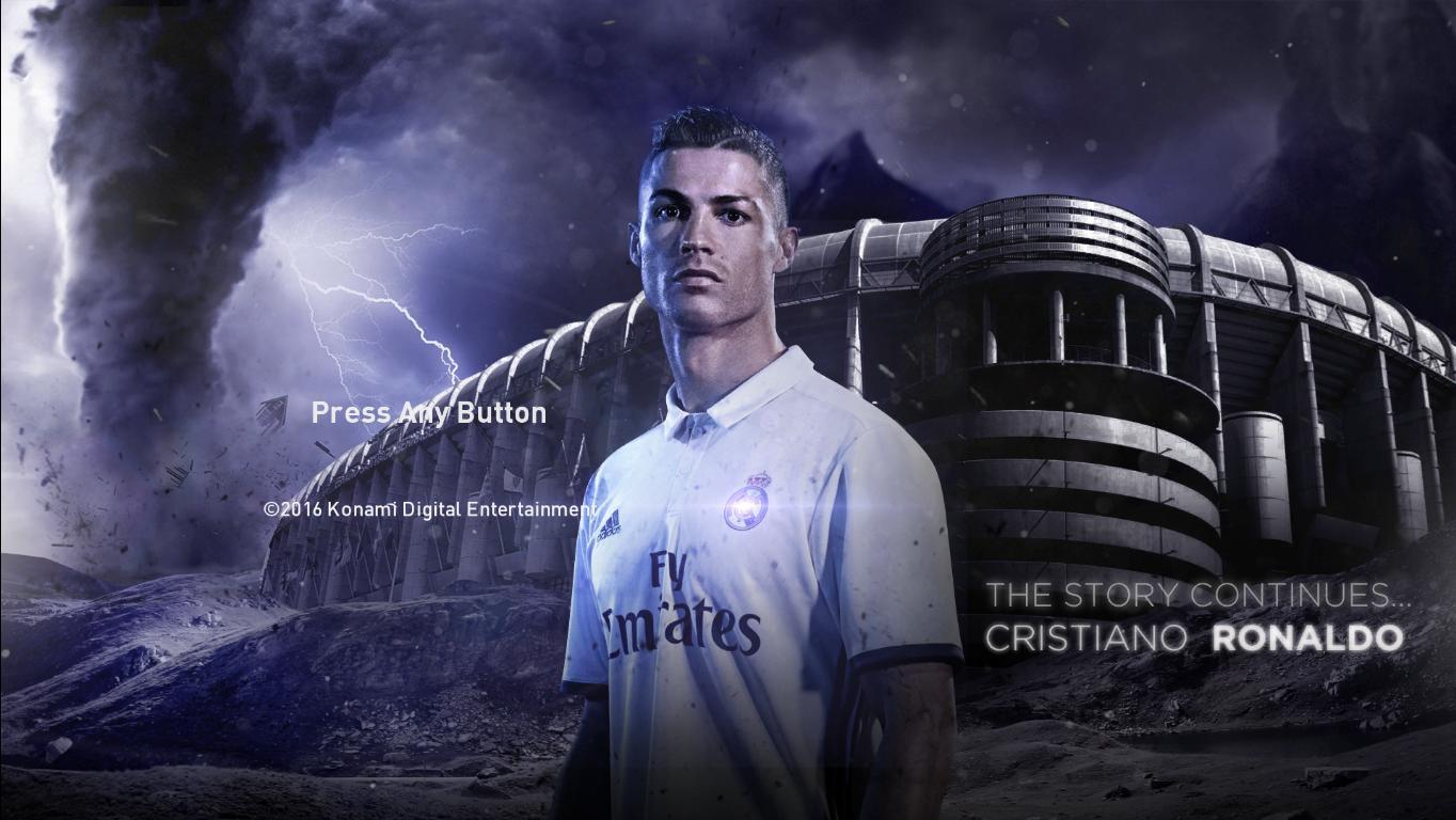 PES 2017 Cristiano Ronaldo (Real Madrid) StartingScreen