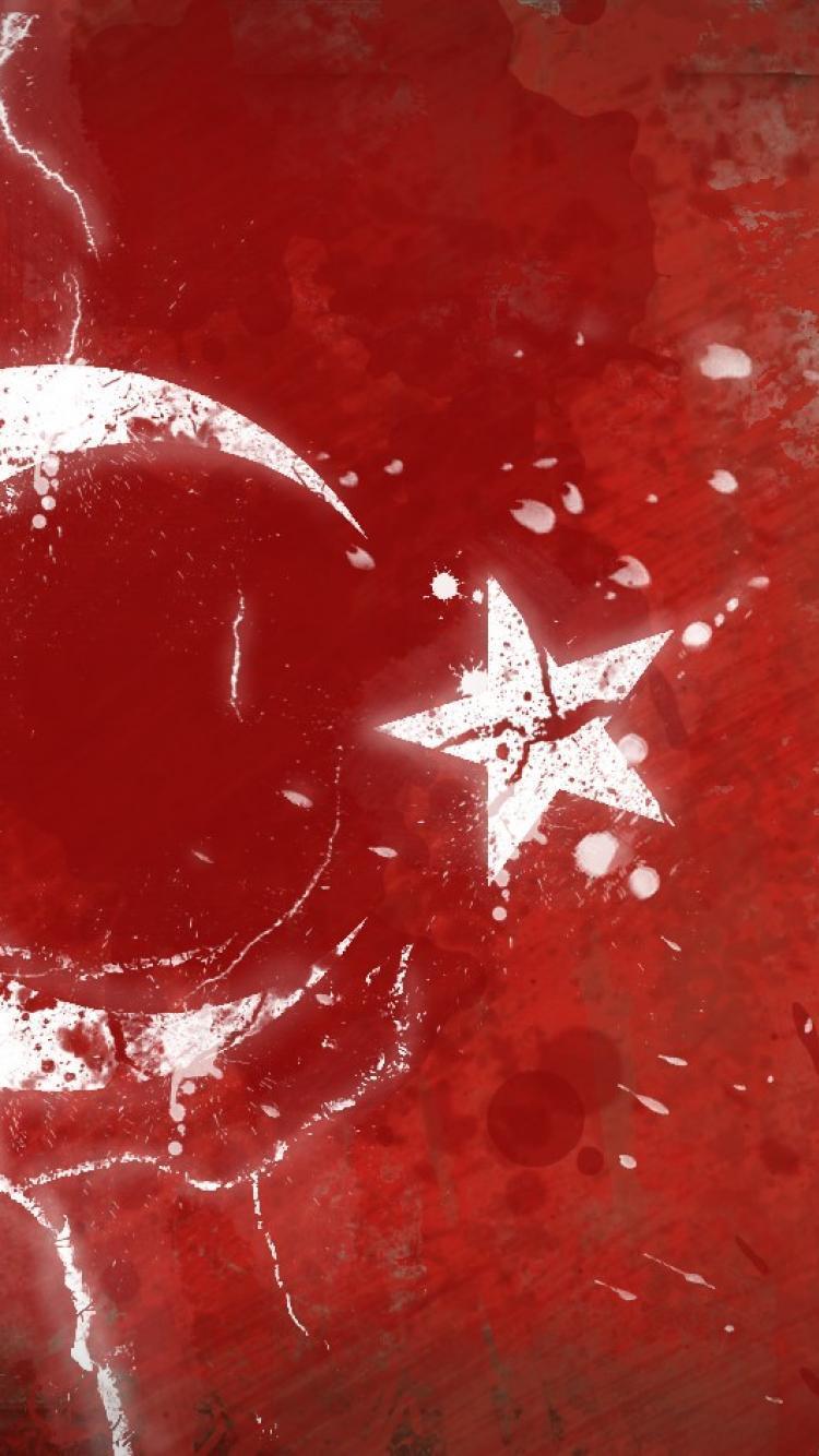 Political digital art turkish flag wallpaper