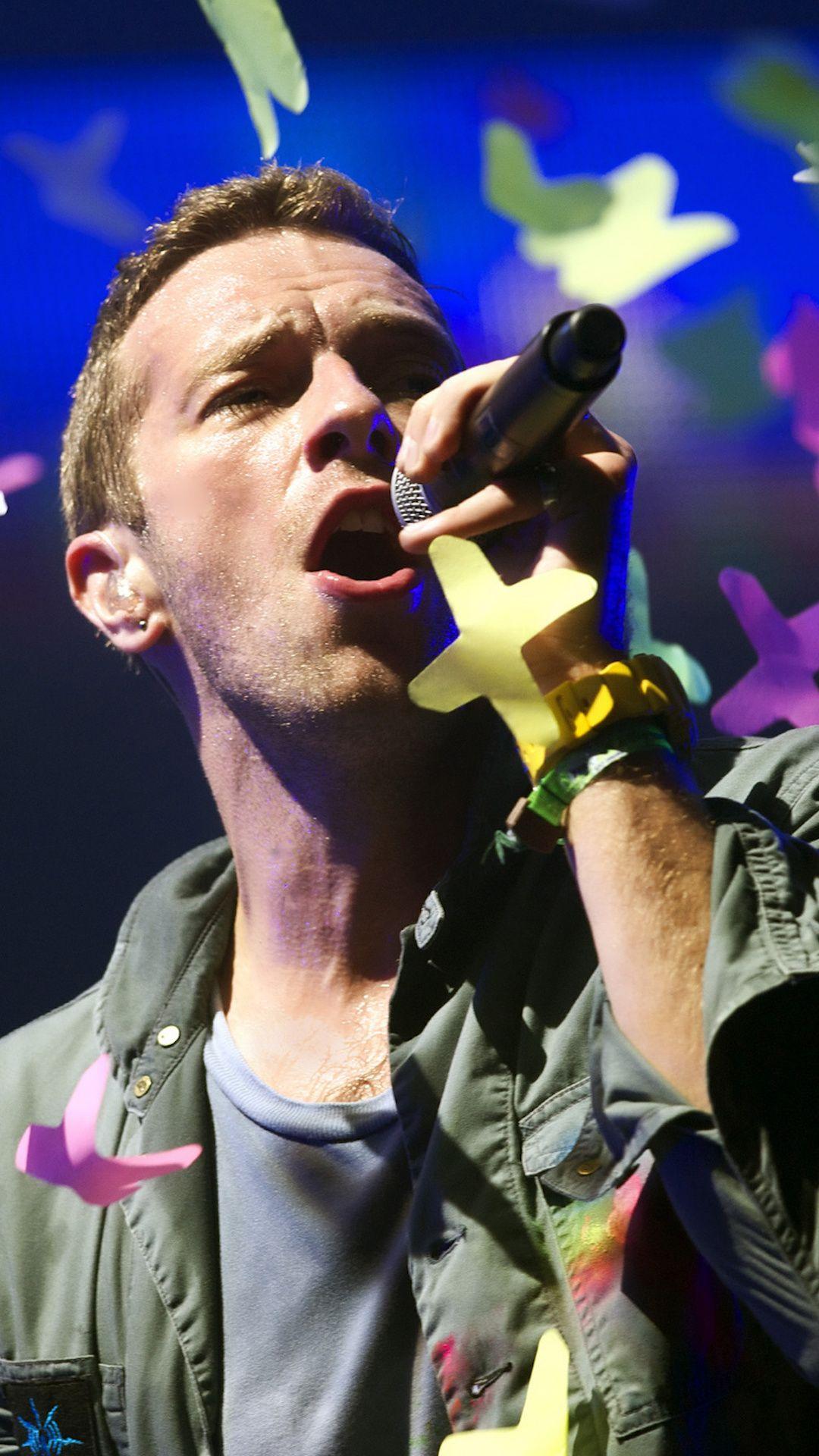 Chris Martin Coldplay iPhone Wallpaper