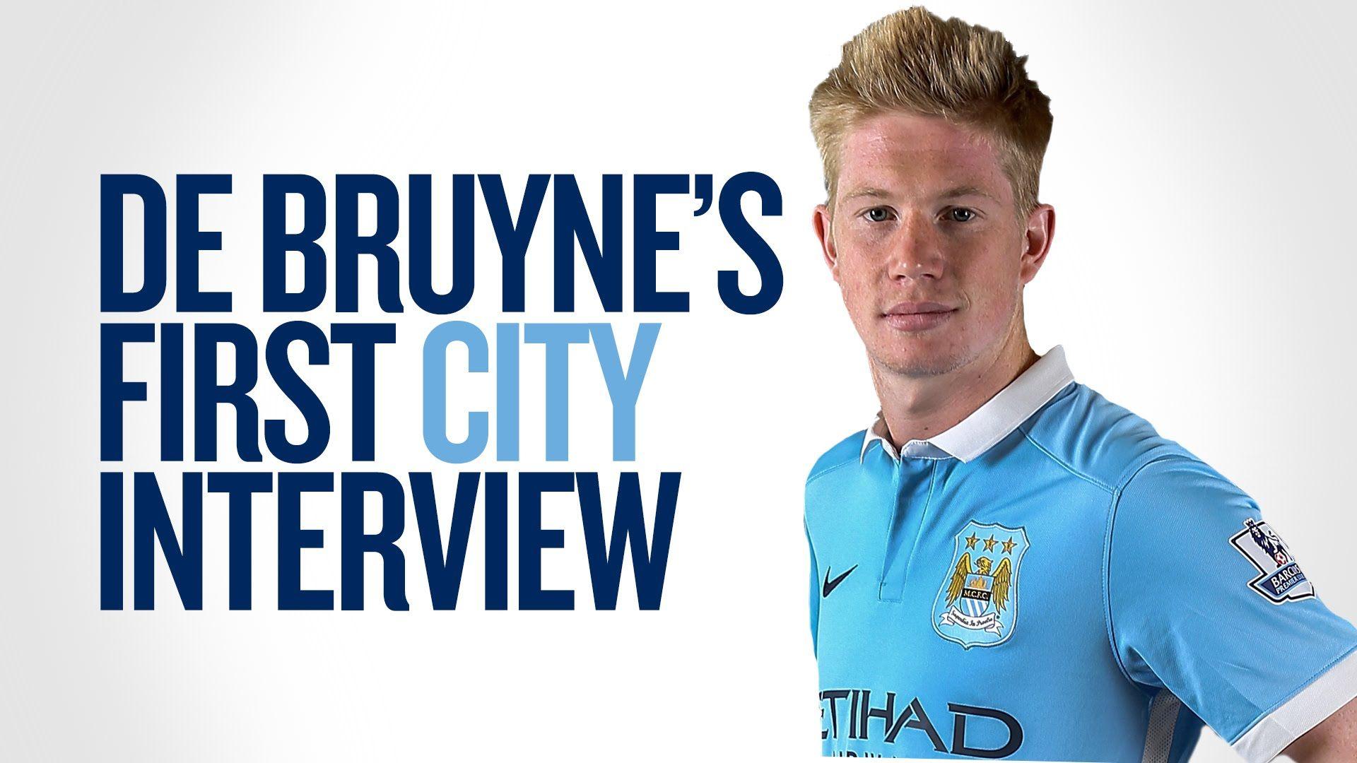 Kevin De Bruyne gives first interview since signing for Manchester