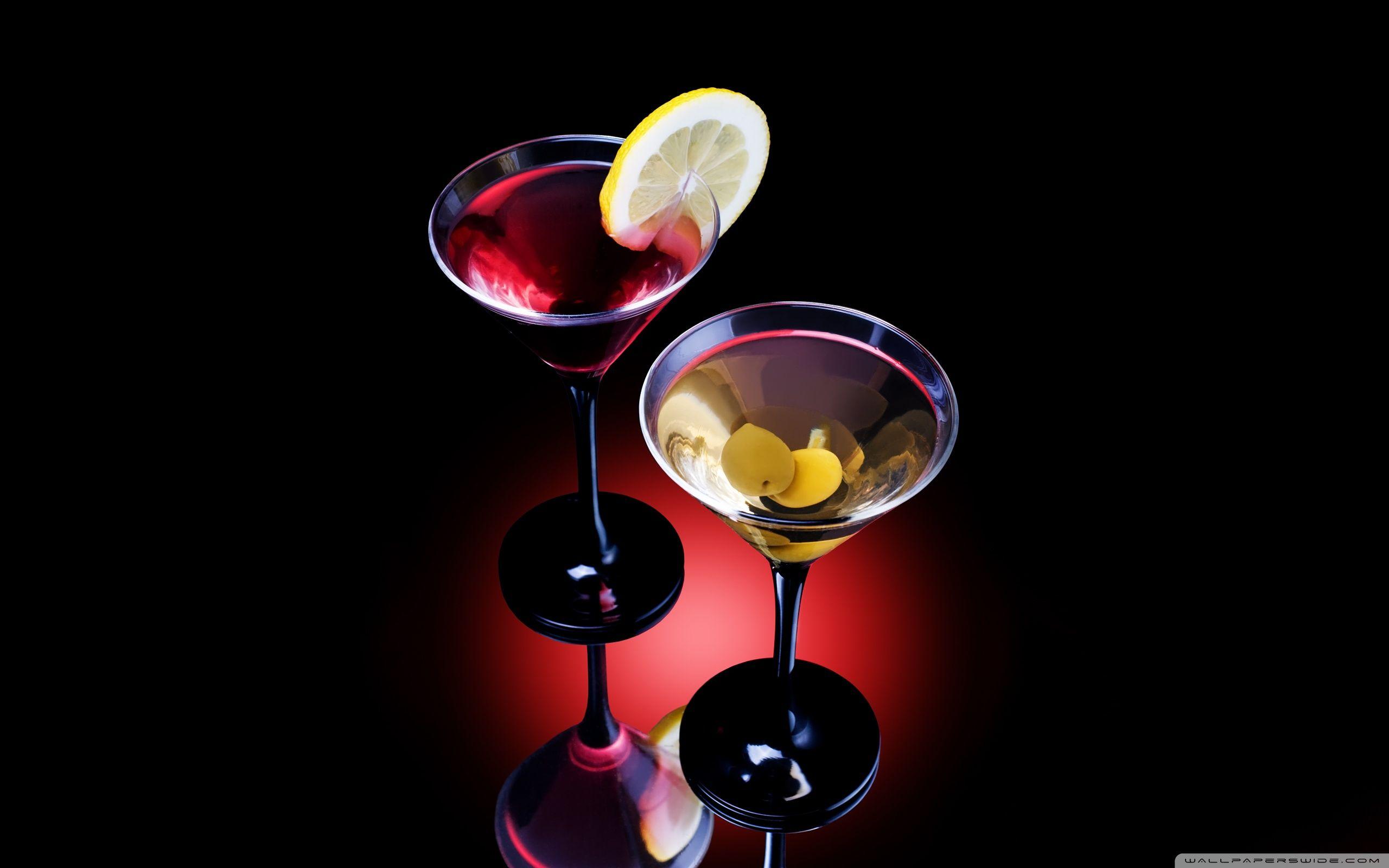 Two Cocktails HD desktop wallpaper, High Definition, Fullscreen