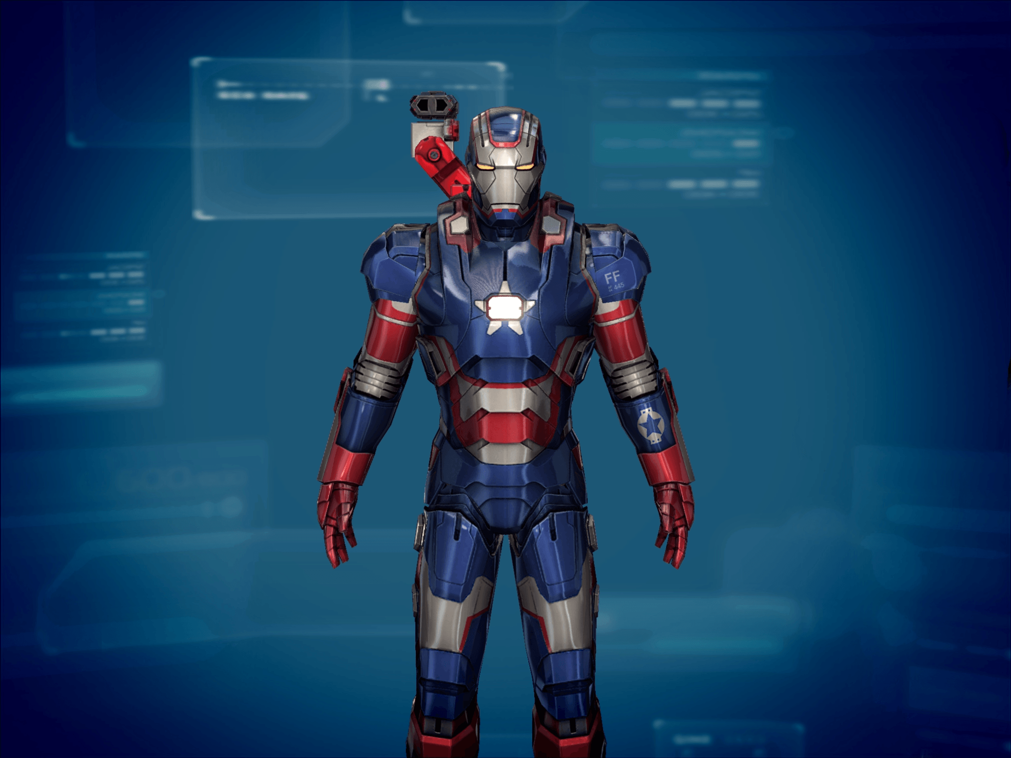 Iron Patriot. Marvel Heroes Phreek: Iron Patriot