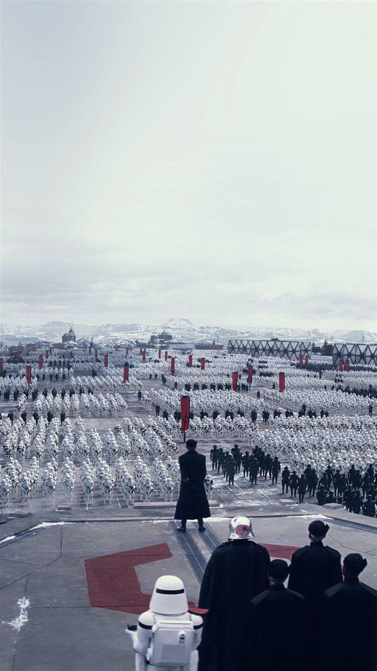 Force Awakens Starwars First Order Art Film iPhone 7 Wallpaper