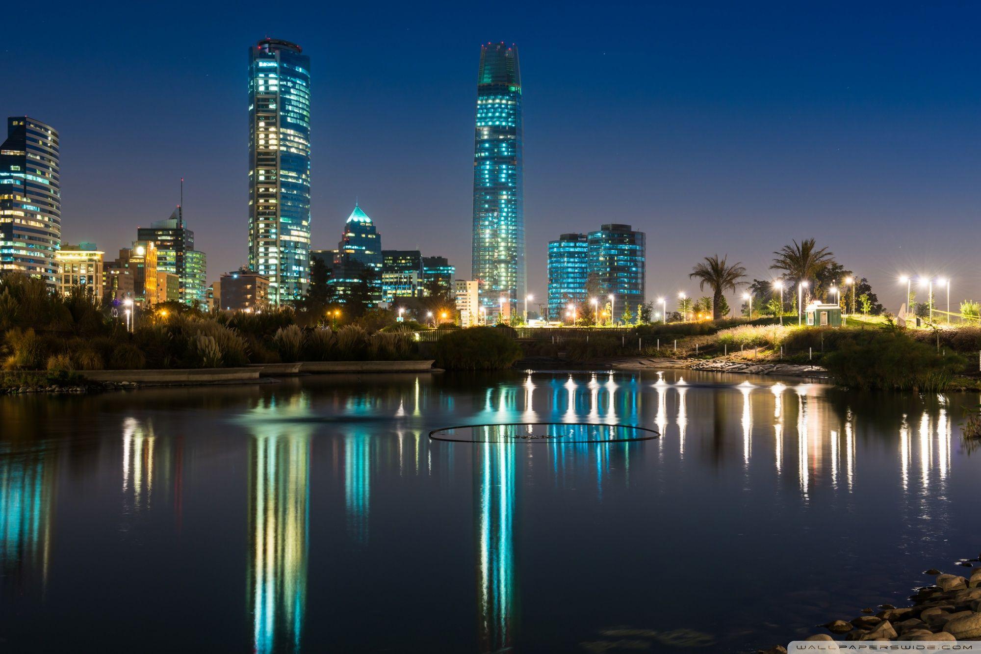 Gran Torre Santiago HD desktop wallpaper, Widescreen, High