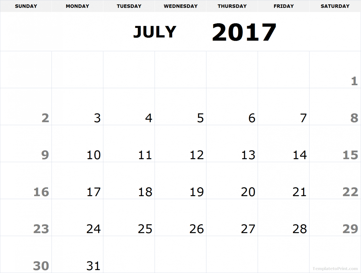 July 2017 Wallpaper Calendar For Desktop, Laptop & Mobile