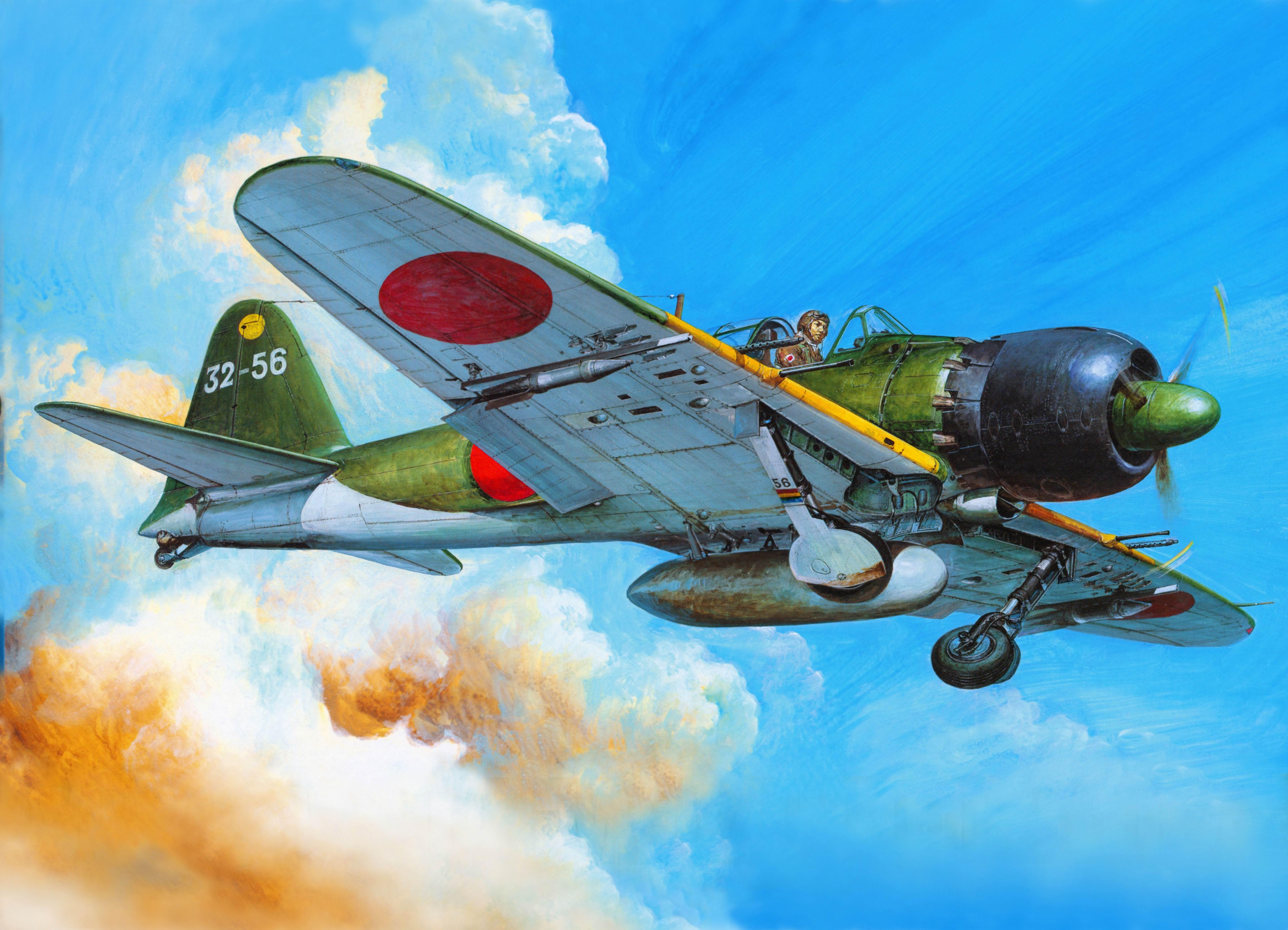Airplane A6M5c TAMIYA Painting Art Aviation