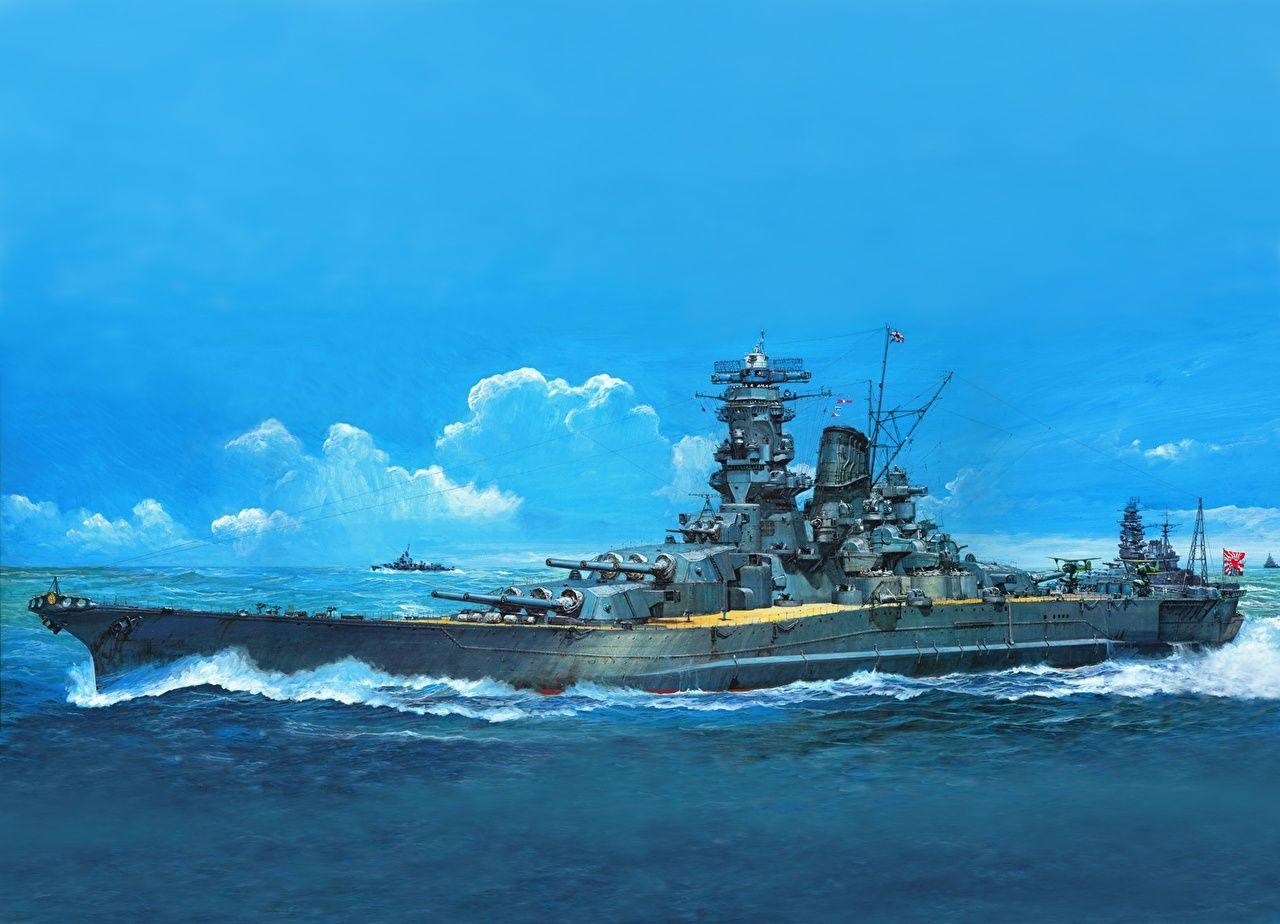 MUSASHI TAMIYA Ships Painting Art Army