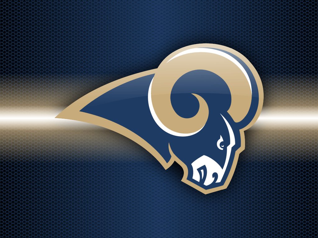 Download Los Angeles Rams Portrait Logo Wallpaper