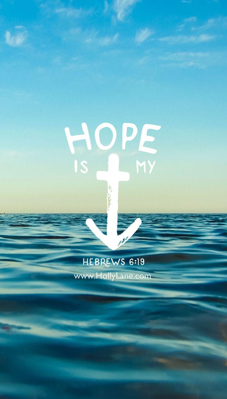 Anchor for the Soul. Mobile wallpaper, Wallpaper and Bible