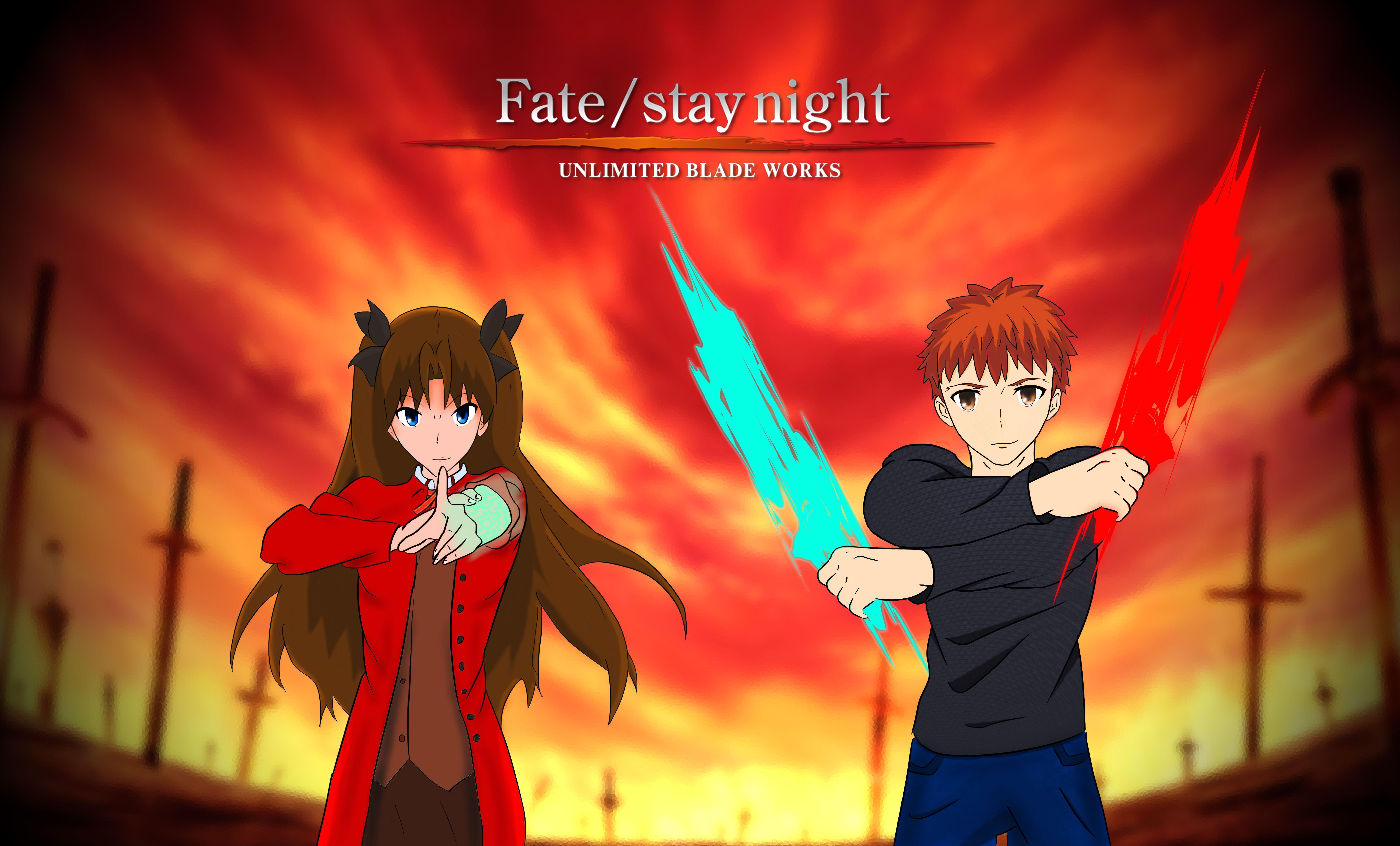 Fate stay night unlimited blade works описание