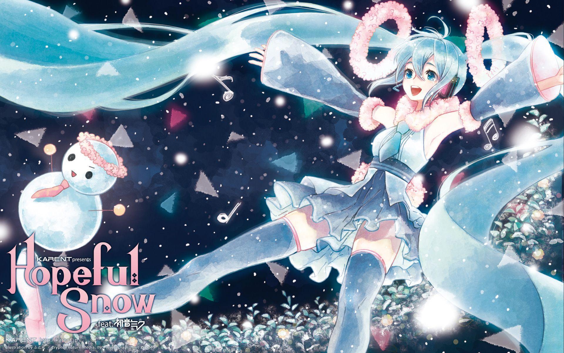 SNOW MIKU 2015 Wallpaper and CD Preview