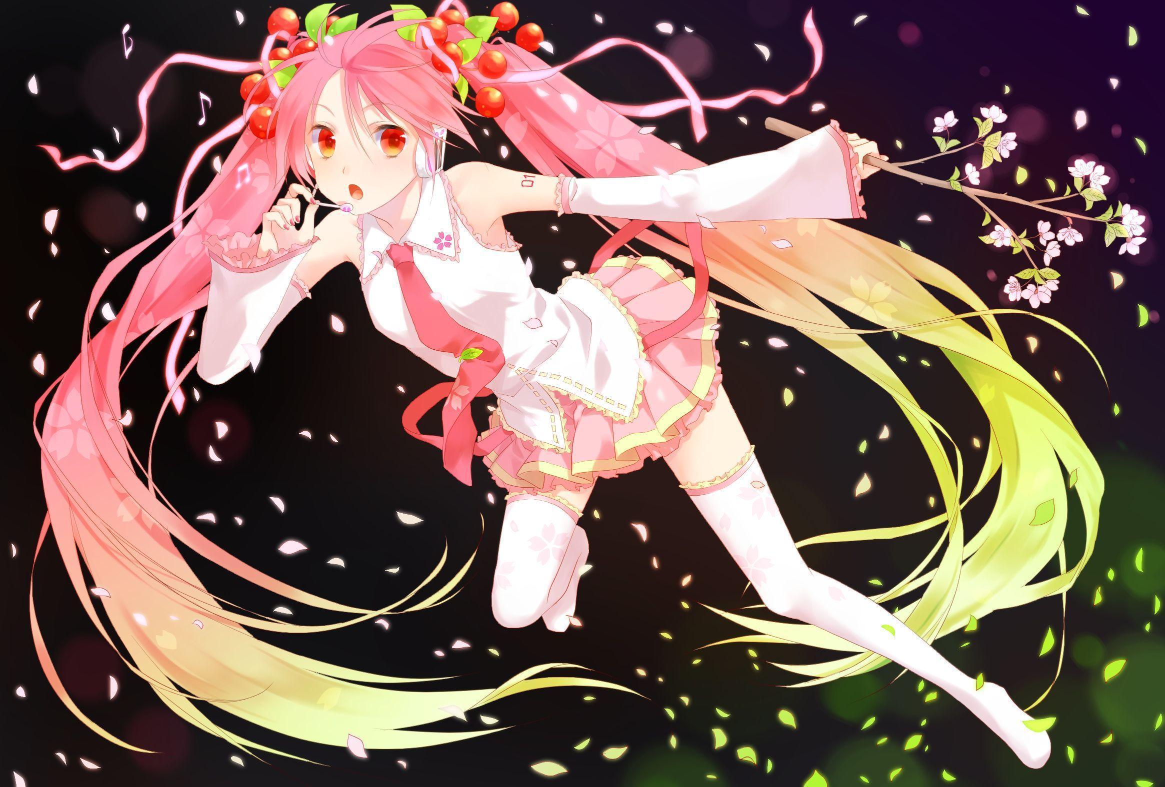 Sakura Miku Wallpapers - Wallpaper Cave