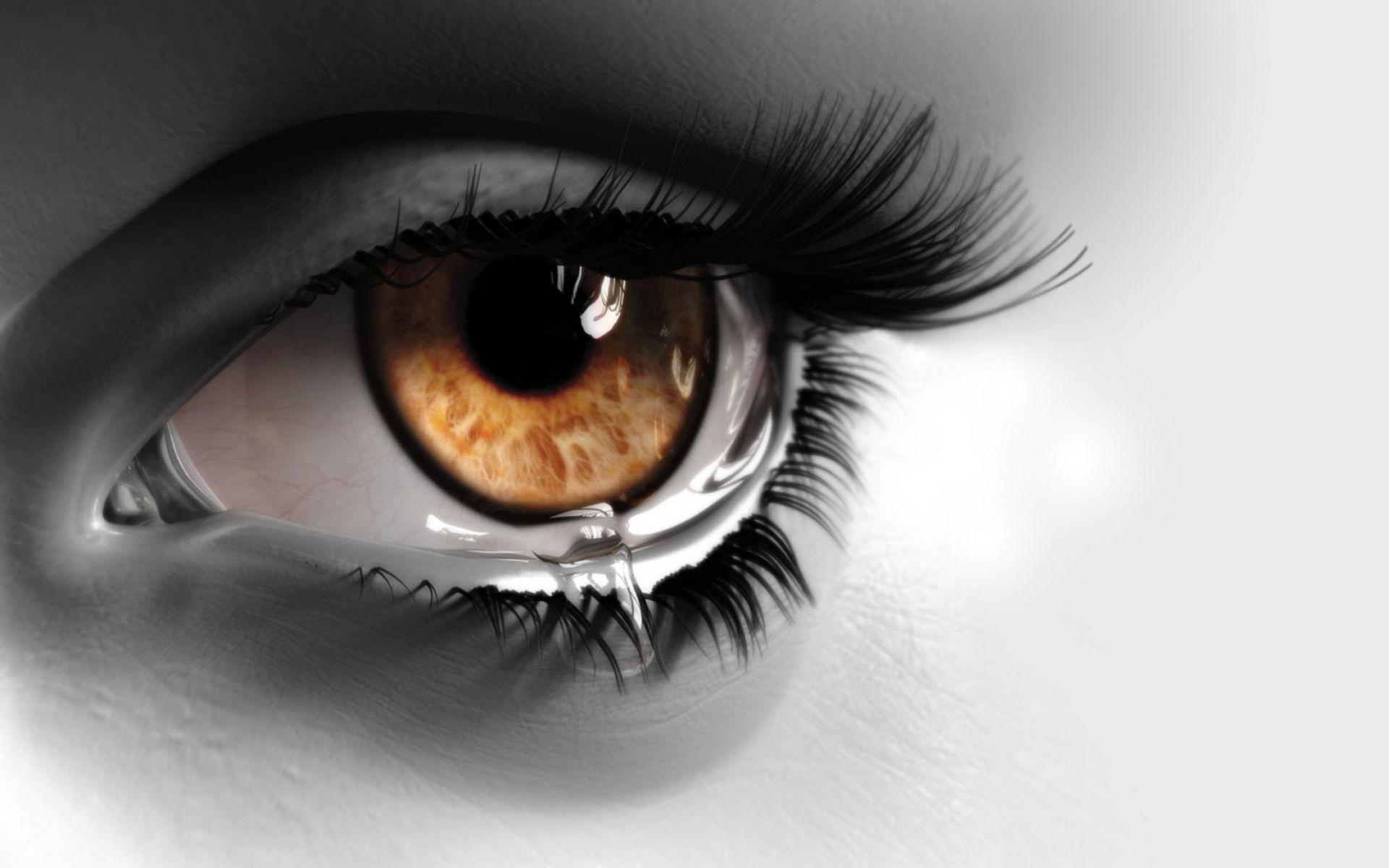 3D Sad Eye Wallpaper. HD 3D and Abstract Wallpaper for Mobile
