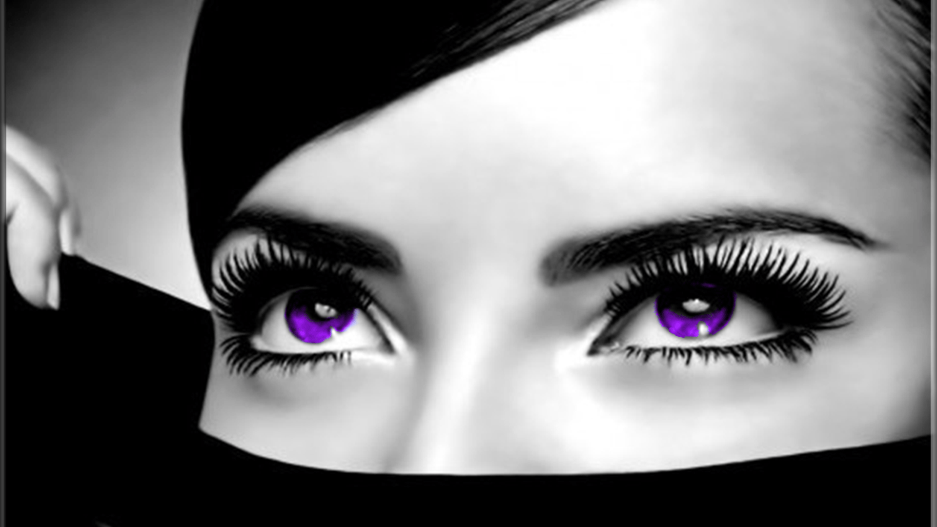 Purple Eyes Computer Wallpaper, Desktop Backgroundx1080
