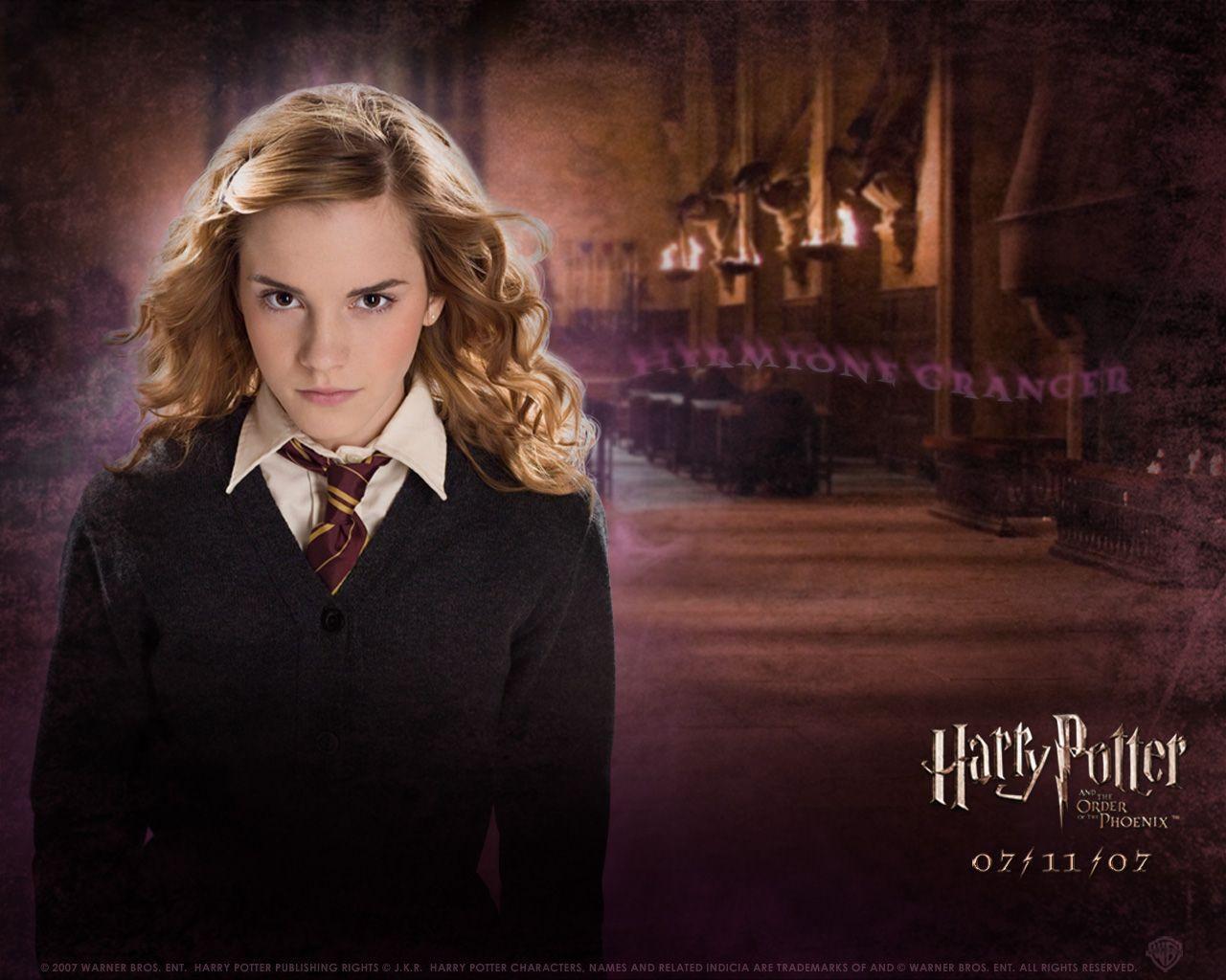 Emma Watson Watson in Harry Potter and the Order of the Phoenix Wallpaper 9 1280x1024