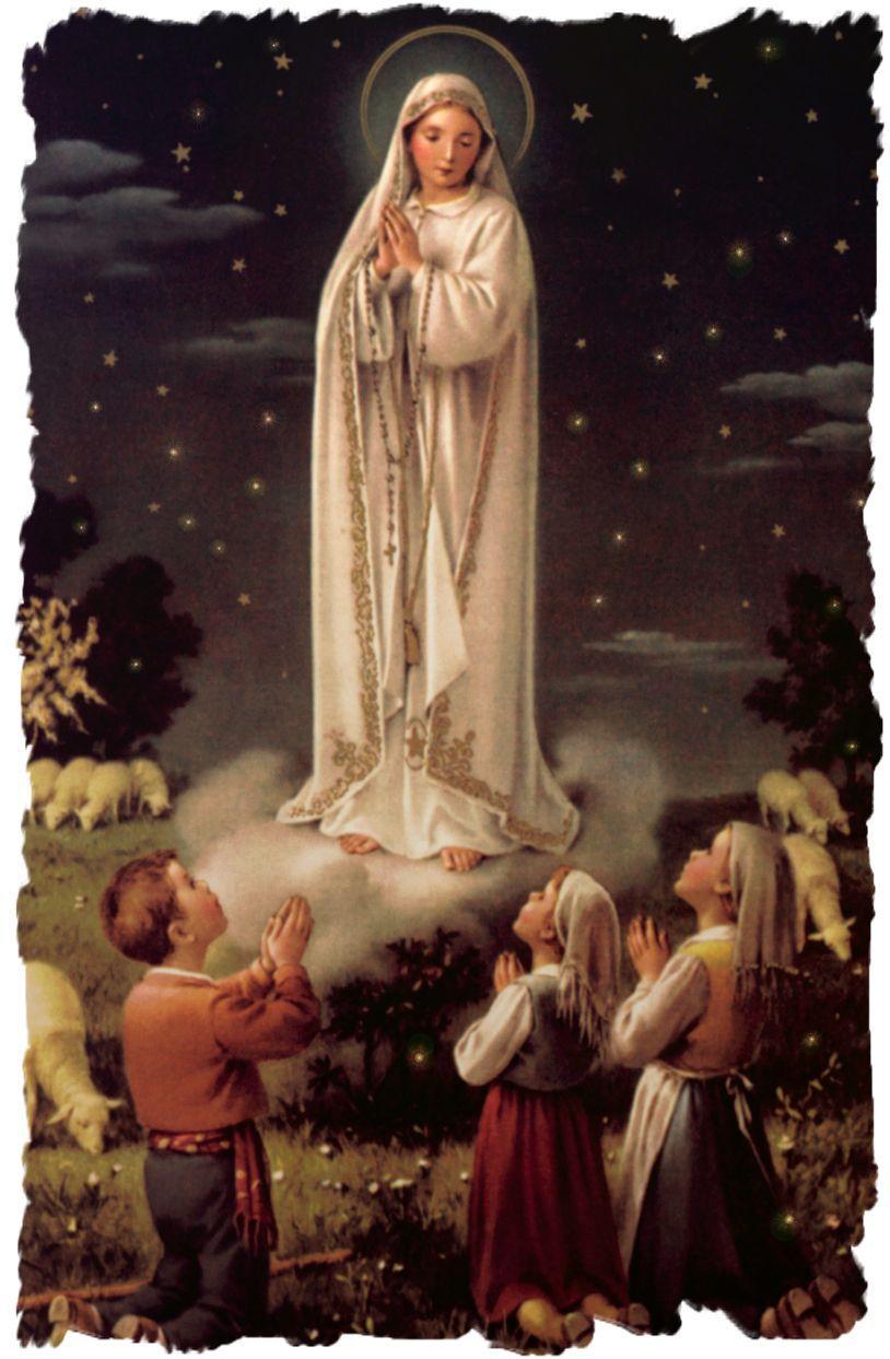 Warnings of Fatima. Mary Mother. Lady and Of