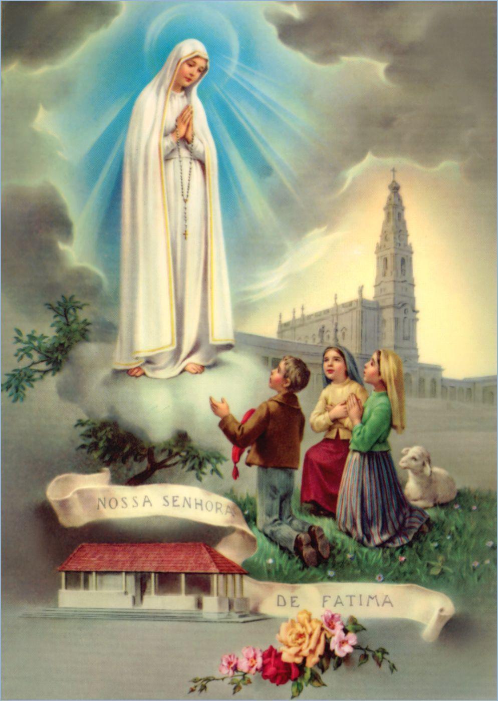 Our Lady of Fatima. Fatima, Portugal. Nossa, 13 de