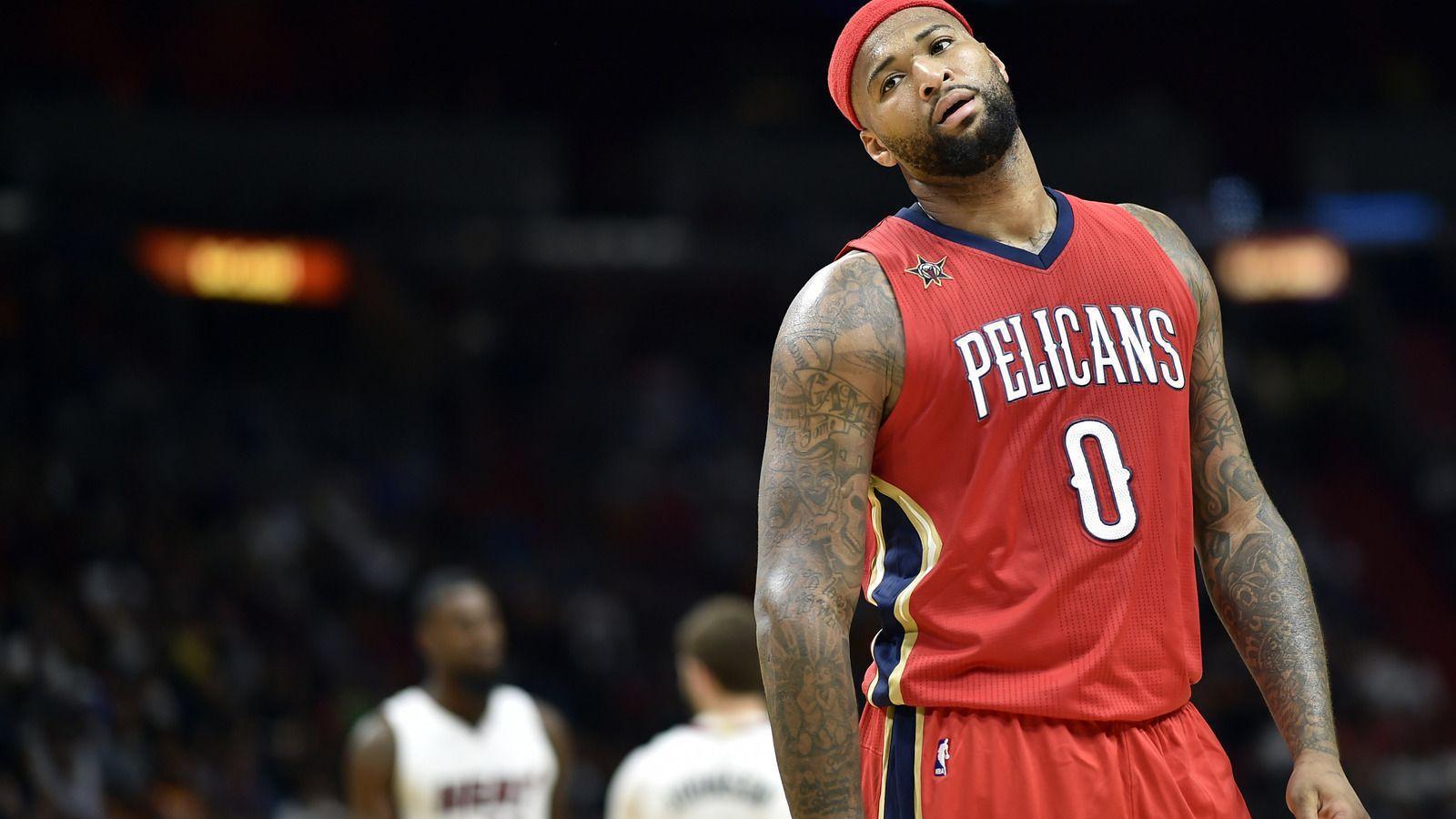 Pelicans C DeMarcus Cousins out with a knee injury