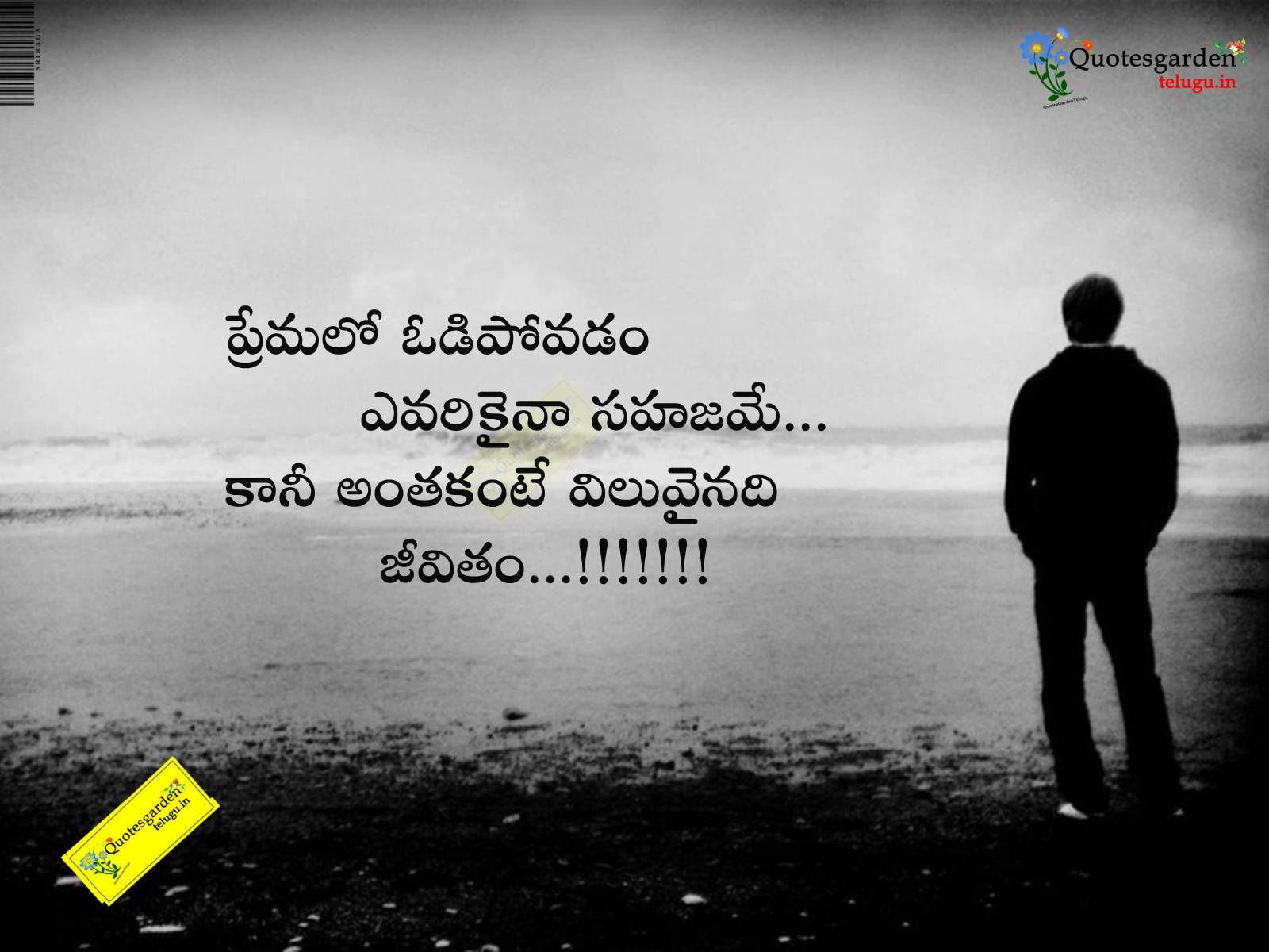 Heart Breaking Love Quotes with HD Image. QUOTES GARDEN TELUGU