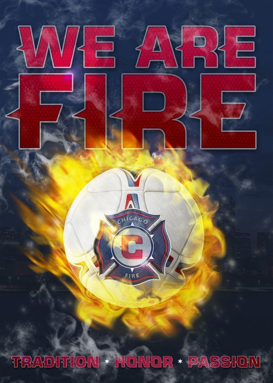 Chicago Fire. Futbol Artist Network art series done