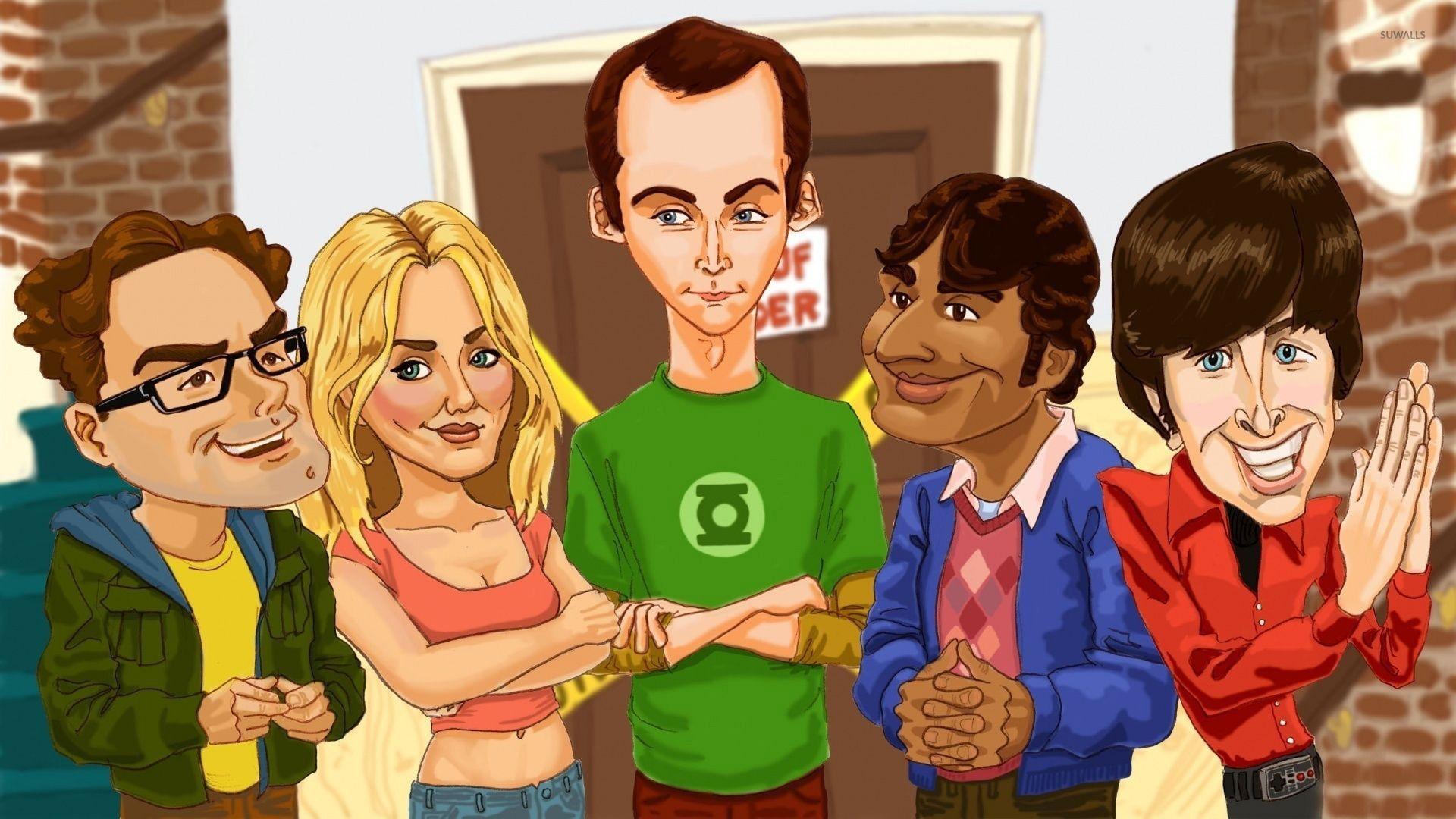 The Big Bang Theory caricature wallpaper wallpaper