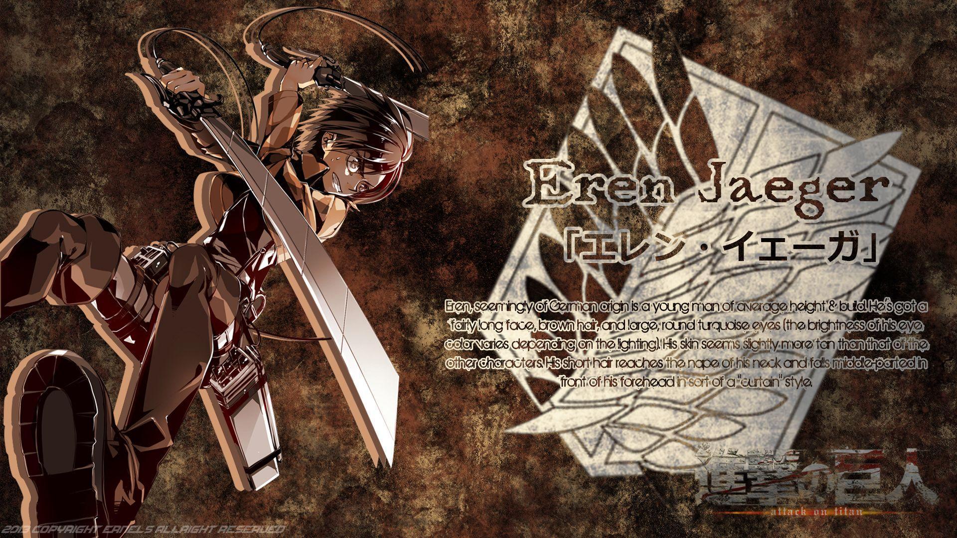 eren jaeger wallpaper  Anime drawings, Eyes wallpaper, Attack on