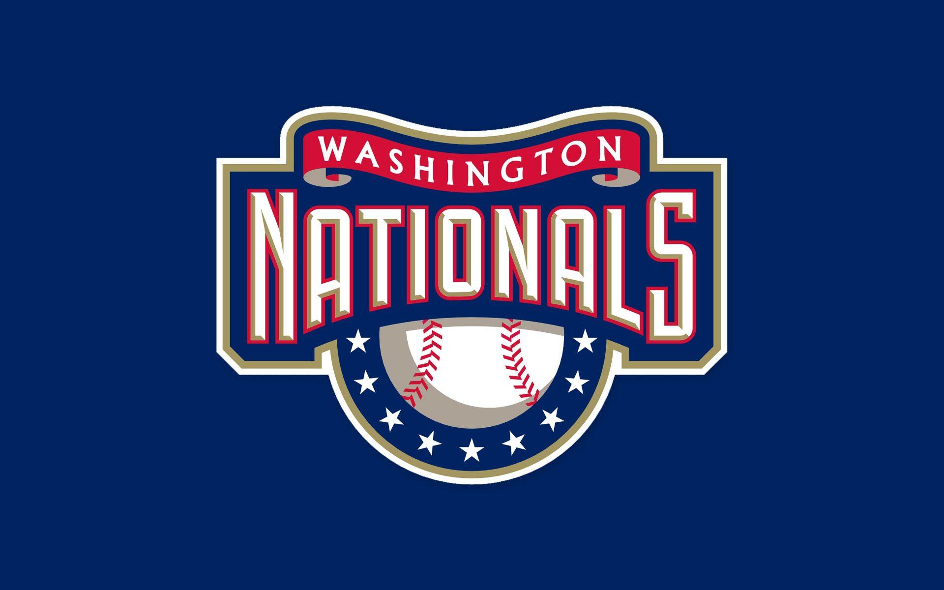 Download Washington Nationals Vintage Logo Wallpaper