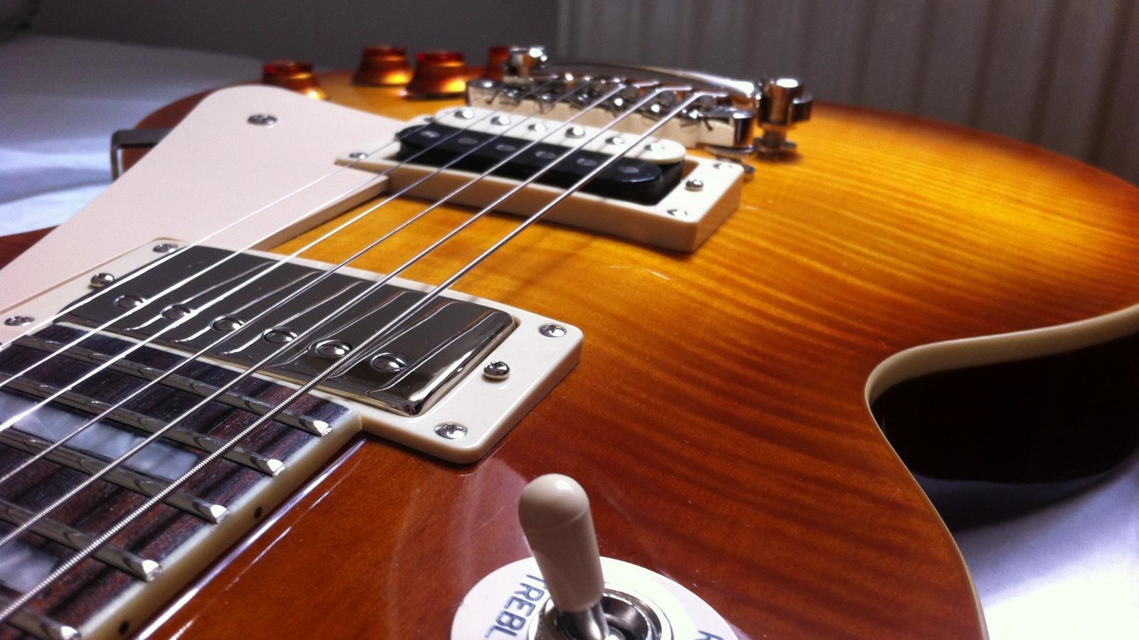 Guitars epiphone les paul plus top honeyburst wallpaper