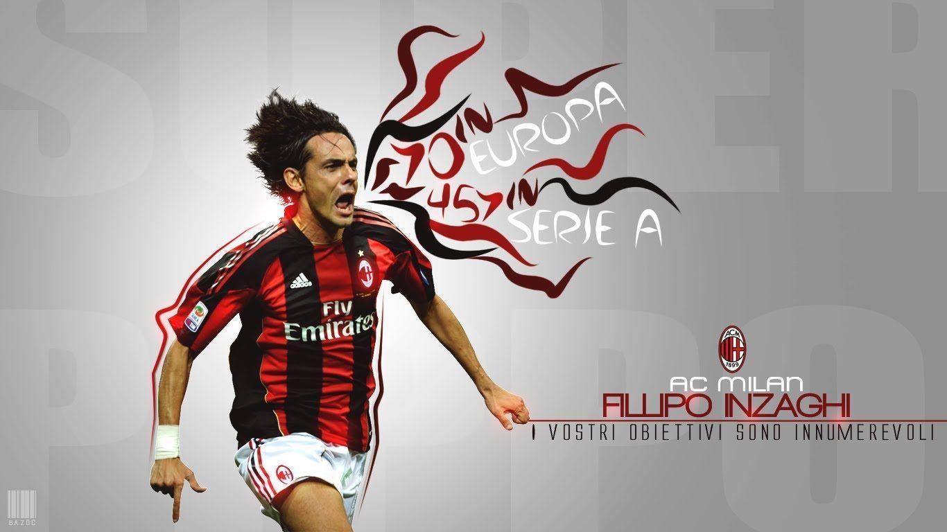 Pippo Inzaghi Goal vs Novara. Last goal for Super Pippo!! Milan