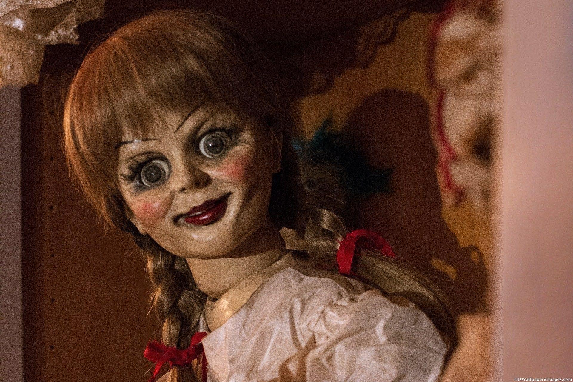 Download Living with the horror of Annabelle. | Wallpapers.com