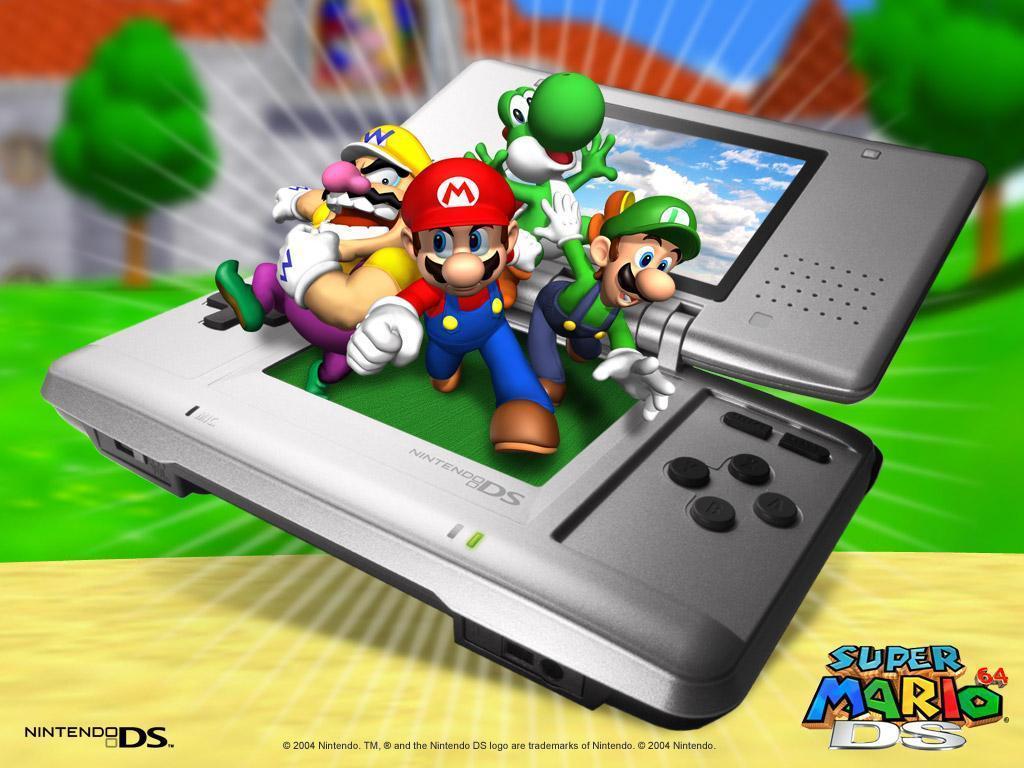 Super Mario Desktop Wallpaper from Nintendo DS Games