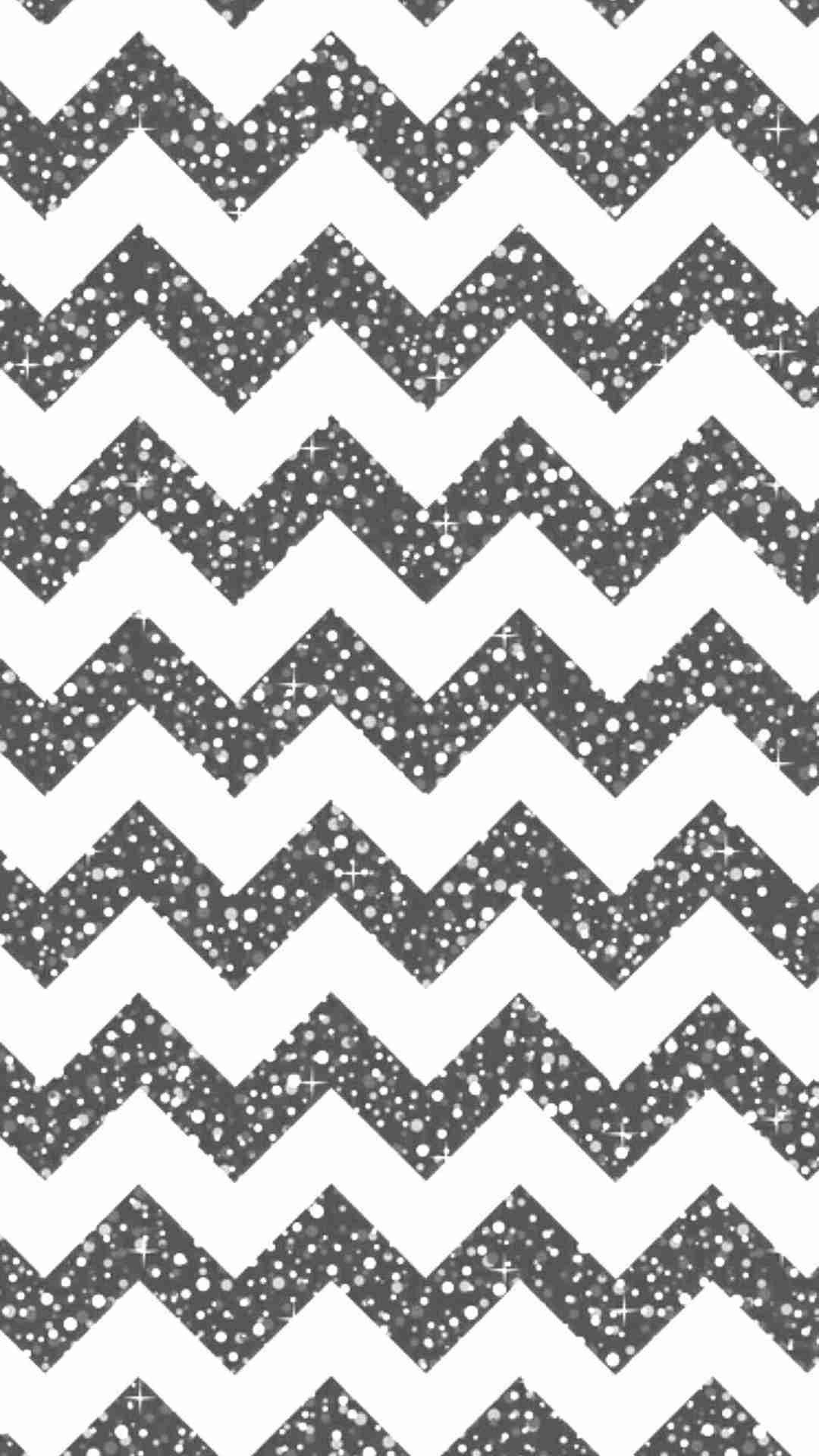 Cool Glitter Chevron iPhone 6 Plus Wallpaper Zigzag Pattern