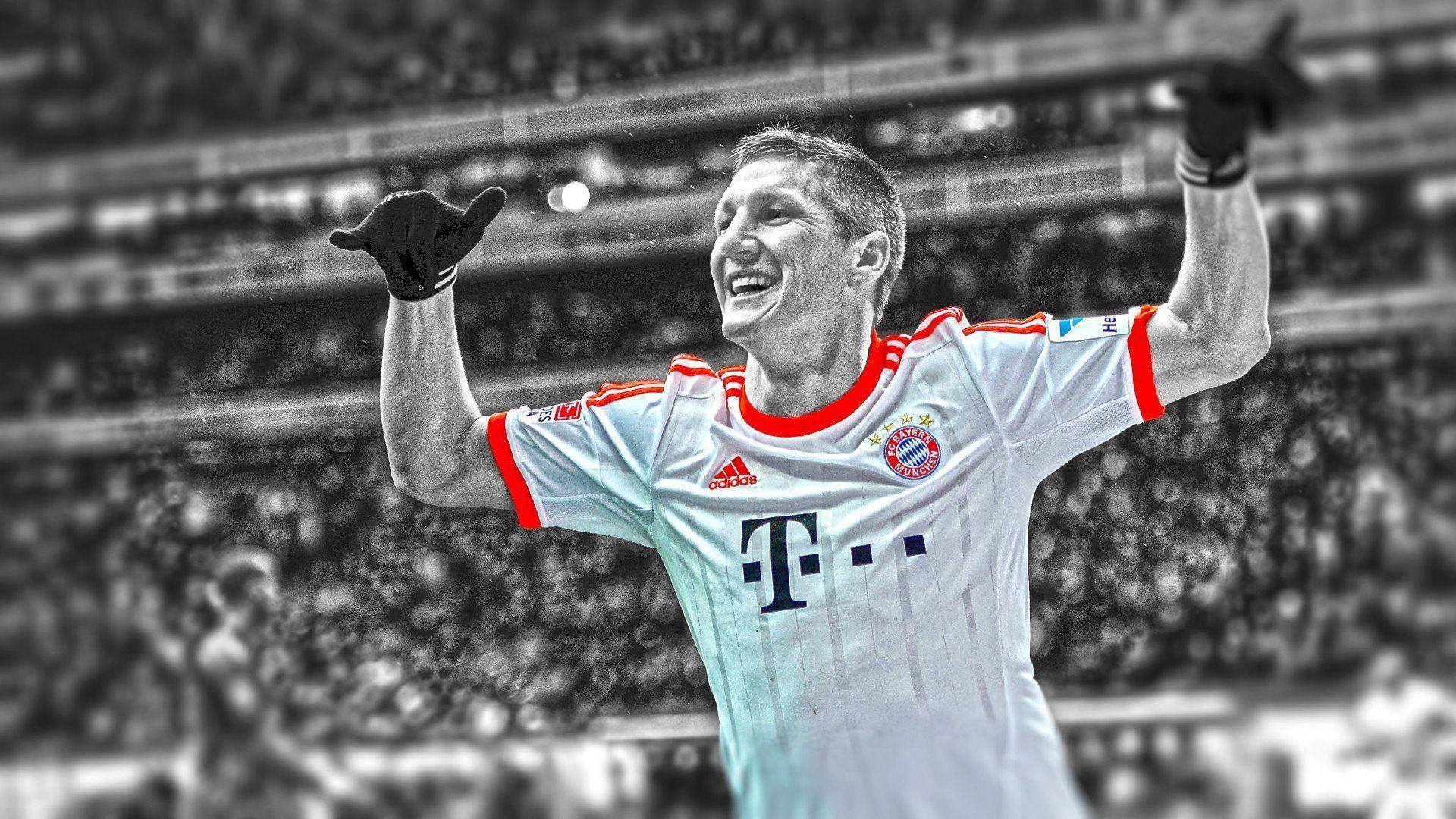Soccer HDR photography cutout Bastian Schweinsteiger football