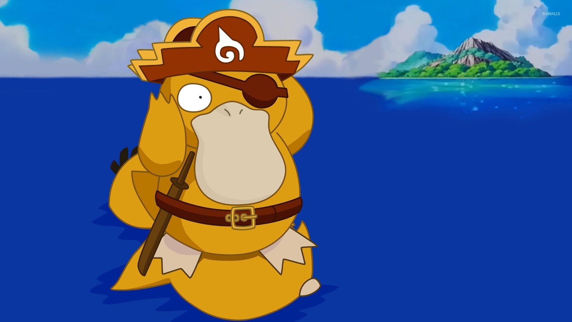 Psyduck on the water wallpaper wallpaper