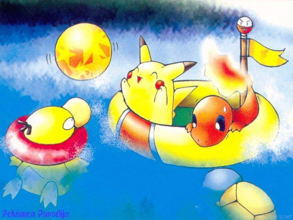 Charizard Pikachu Pokemon Psyduck Wallpaper Desktop Background