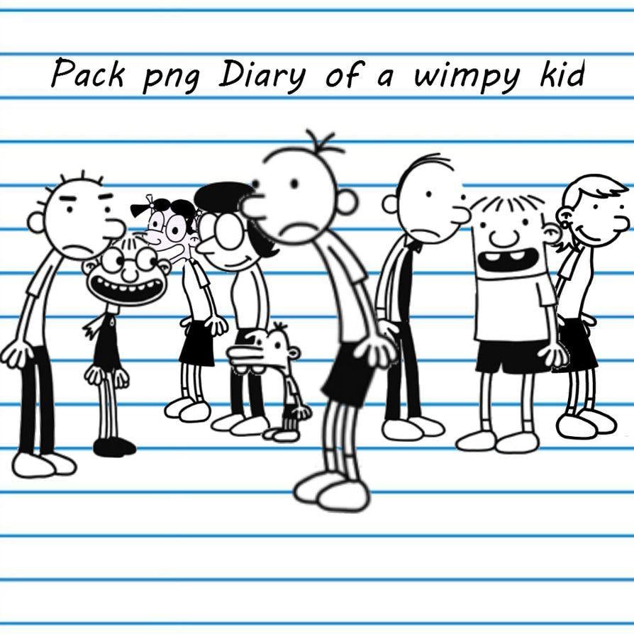 Pack Png Diary Wimpy Kid by Barucgle123
