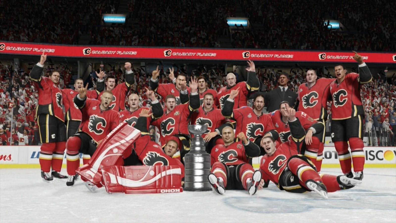 NHL 15 Flames Stanley Cup Celebration