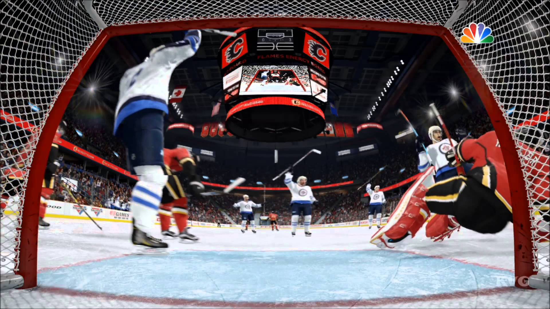 NHL 16 Jets vs Calgary Flames Gameplay XboxONE HD