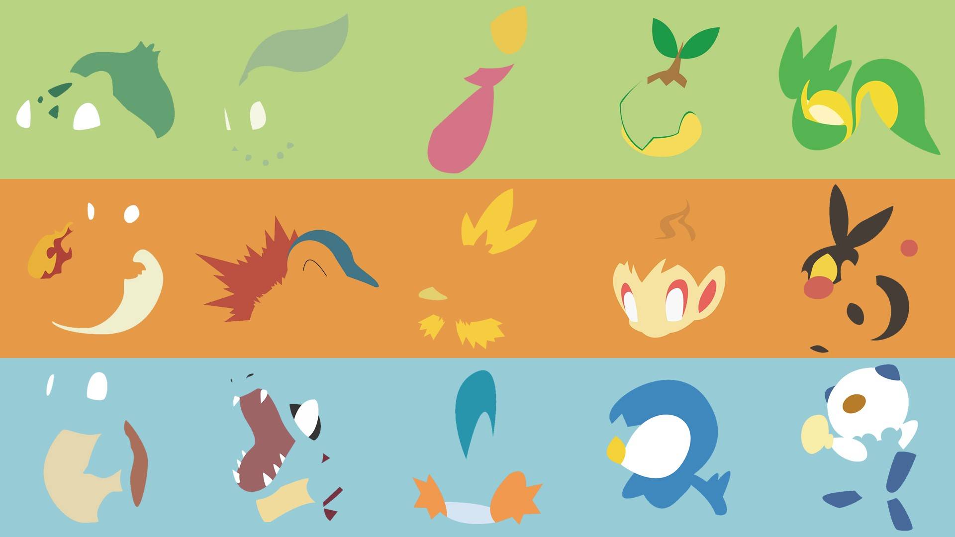 Pokemon Starters Wallpaper Background. Pokemon Starters Wallpaper